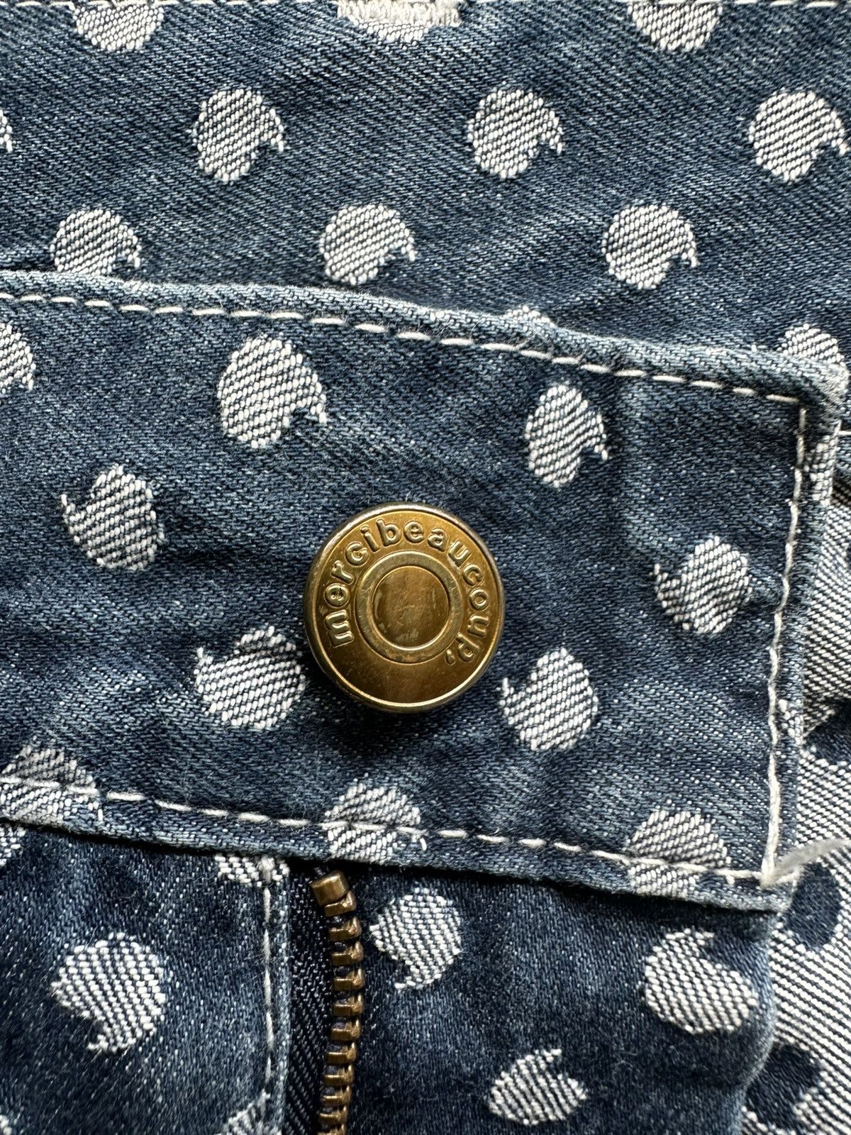 mercibeaucoup FW2009 Mercibeaucoup drop crotch denim jeans Size US 29 - 24 Thumbnail