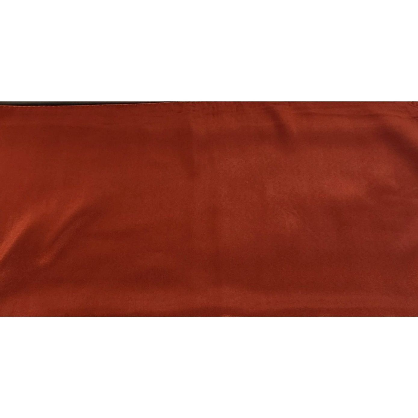 The Unbranded Brand Rust Red Wild Rag Large Scarf 23x23"" Satin Western Accessor Size ONE SIZE - 3 Thumbnail