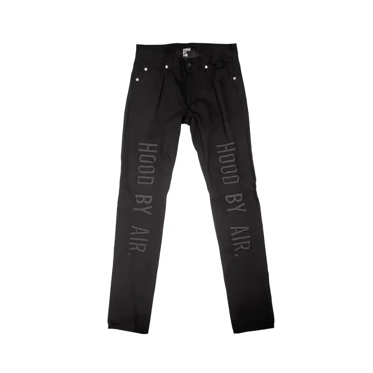 Hood By Air HBA Velcro Patch, Butt Zip Jeans Sz 32 = 34