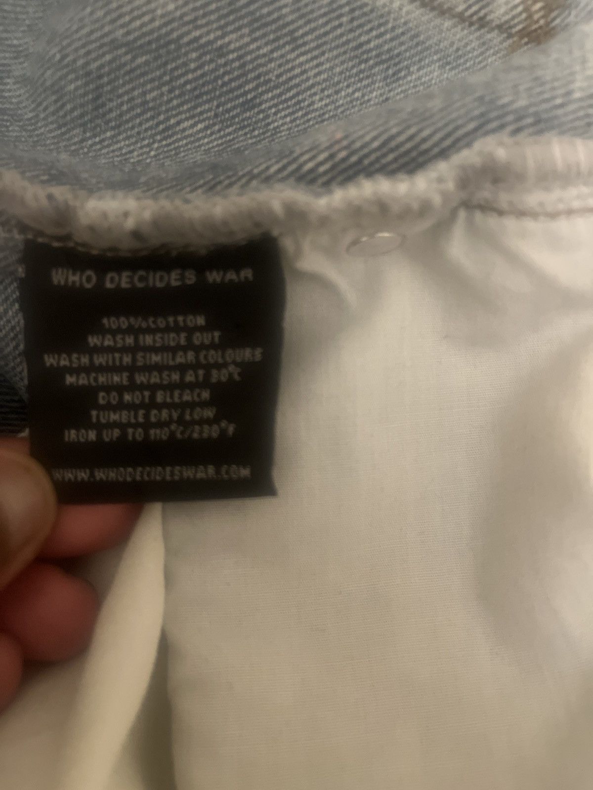 Who Decides War Who Decides War Virtuous Embroidered Jeans Size US 32 / EU 48 - 7 Thumbnail