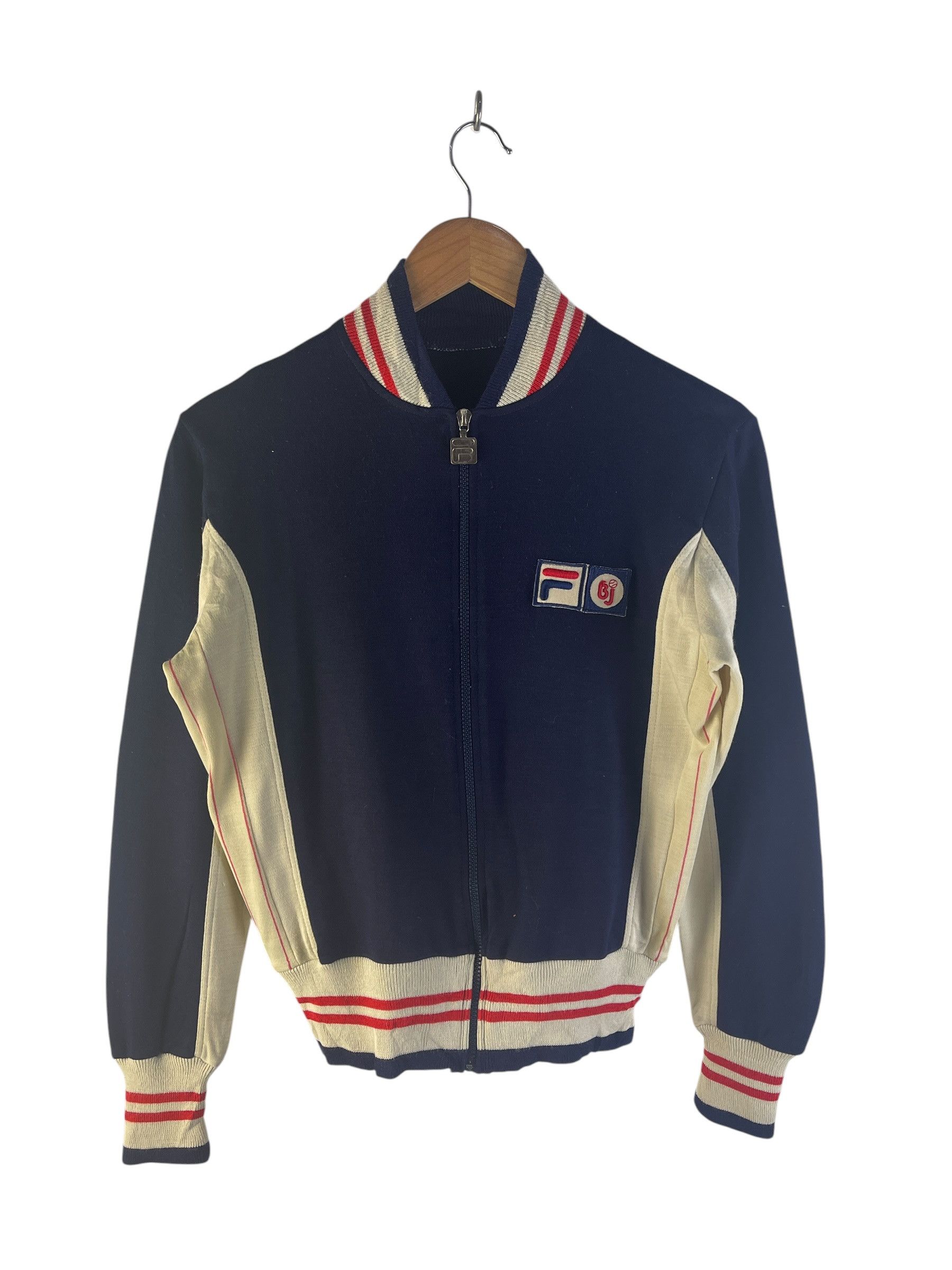 Fila Vintage FILA Björn Borg BJ Logo Track Jacket Made in Italy Size US S / EU 44-46 / 1 - 2 Thumbnail
