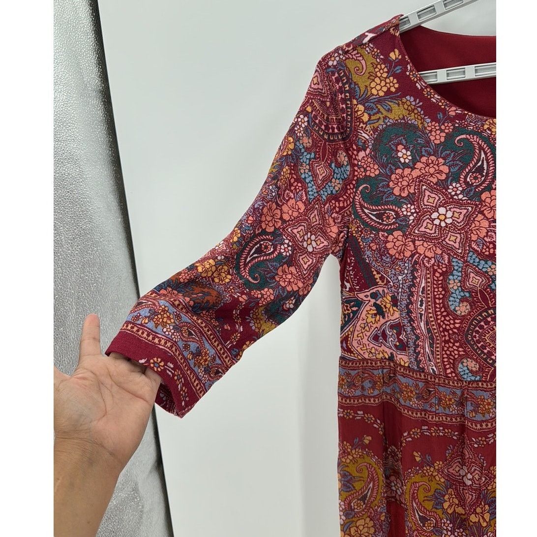 Soft Surroundings Soft Surroundings Niran Maxi Dress Size L Bohemian western Size L / US 10 / IT 46 - 6 Thumbnail