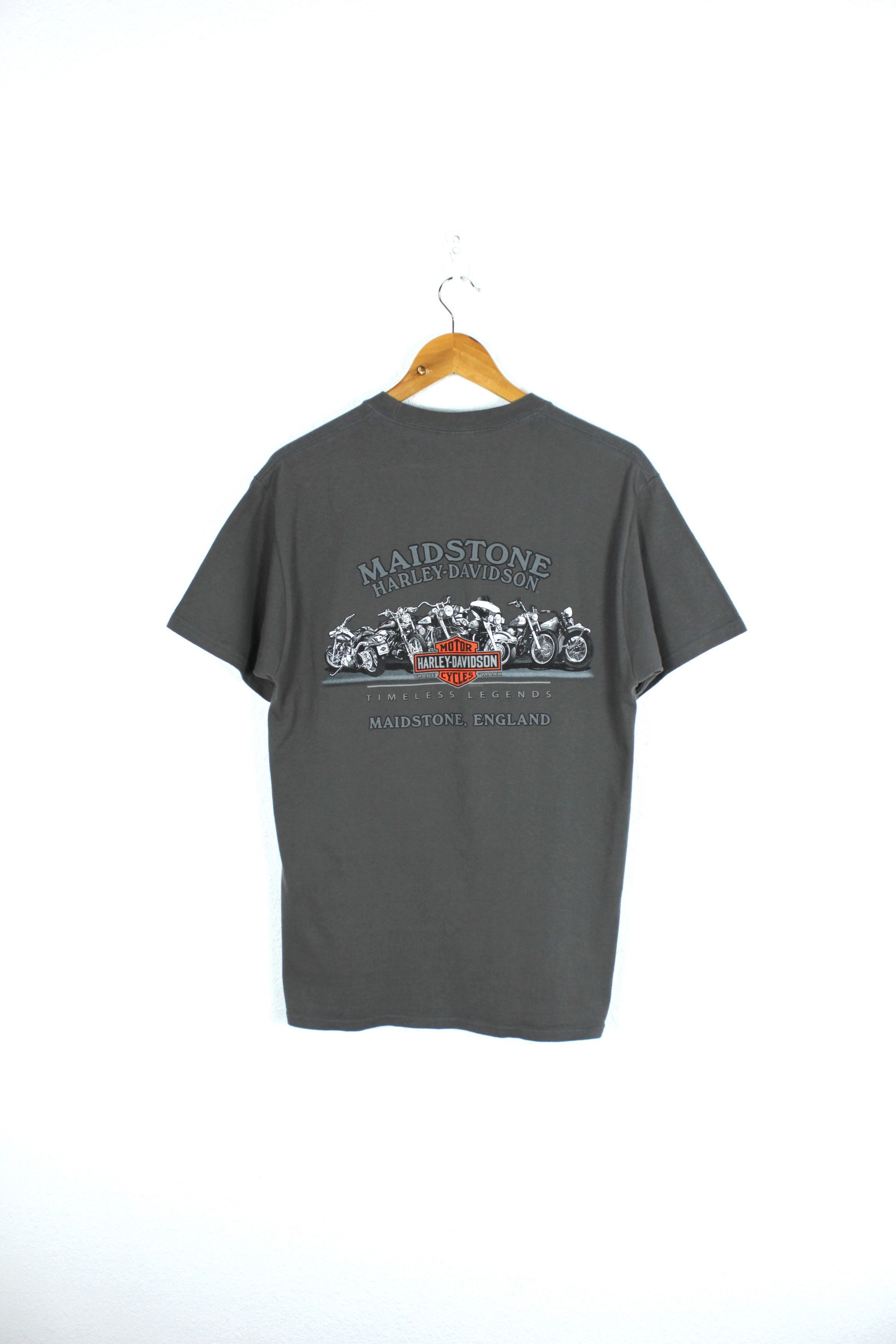 Harley Davidson × West Coast Choppers Harley Davidson Maidstone England Reversible Graphic Tee NZ Size US M / EU 48-50 / 2 - 5 Thumbnail