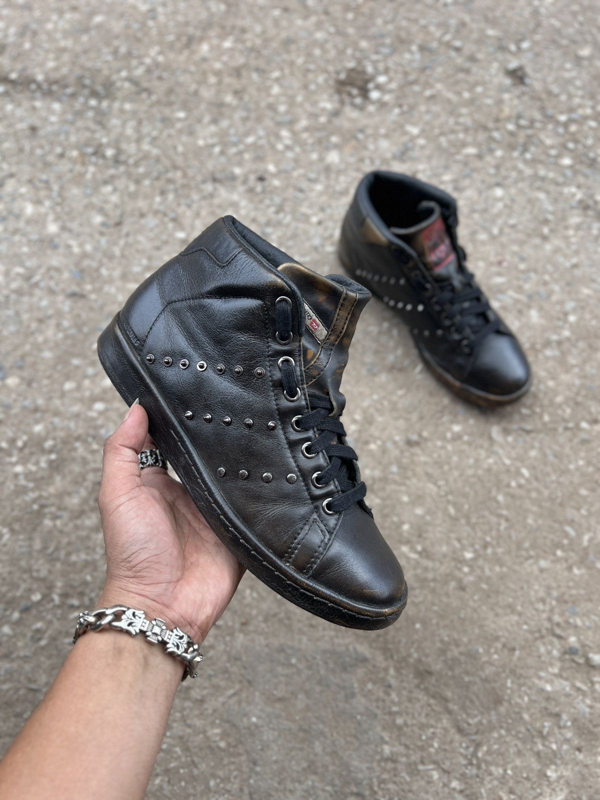 Adidas × Diesel “rare” Diesel x adidas Stan Smith High Top sneaker Size US 8.5 / EU 41-42 - 7 Thumbnail