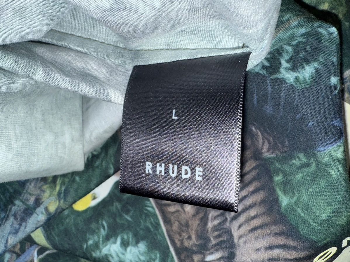 Rhude Rhude “Powered By Dreams” Eagle Pattern Shirt Size Large Size US L / EU 52-54 / 3 - 3 Thumbnail