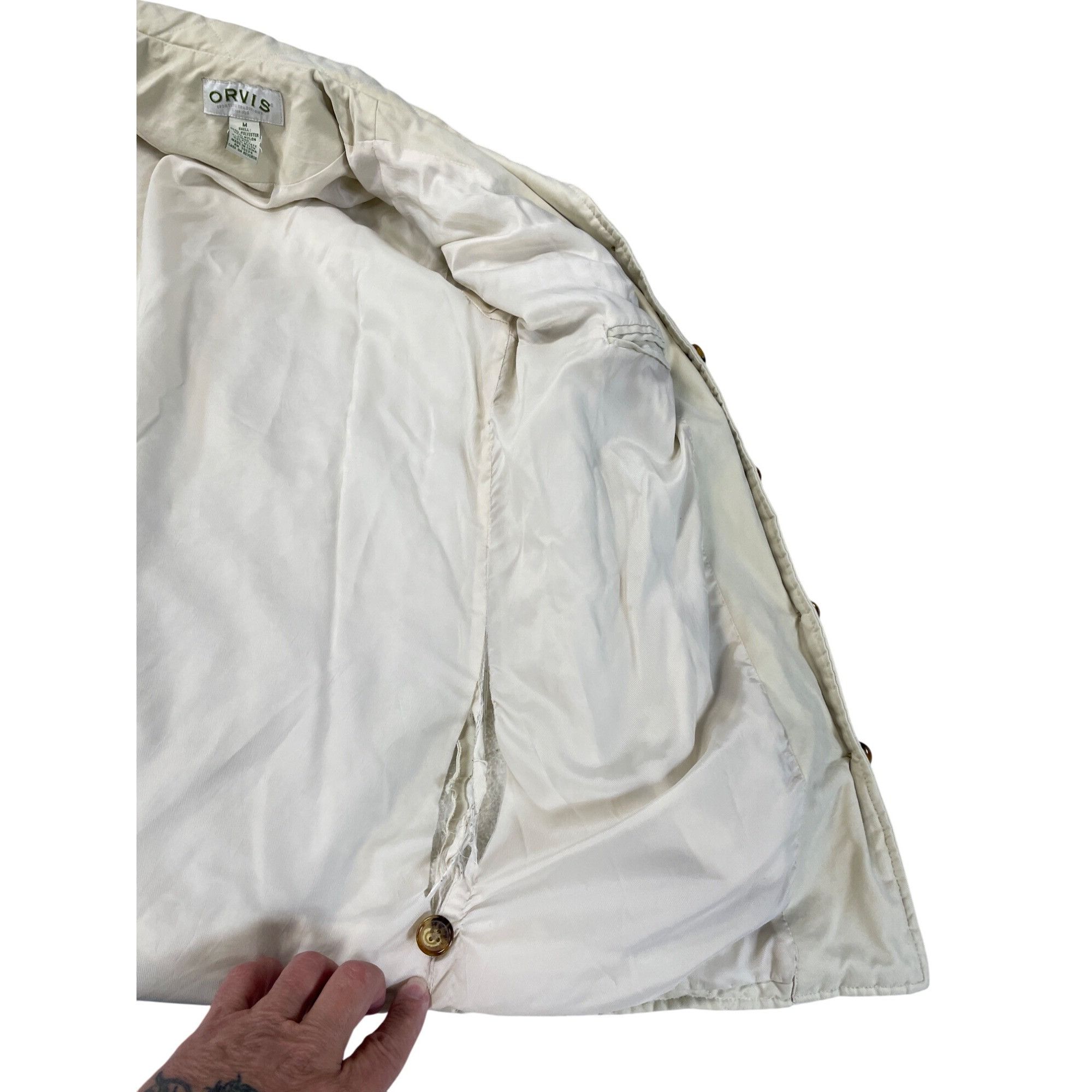 Orvis Orvis Womans Beige Quilted Lightweight Jacket size M SKU 926 Size M / US 6-8 / IT 42-44 - 12 Thumbnail