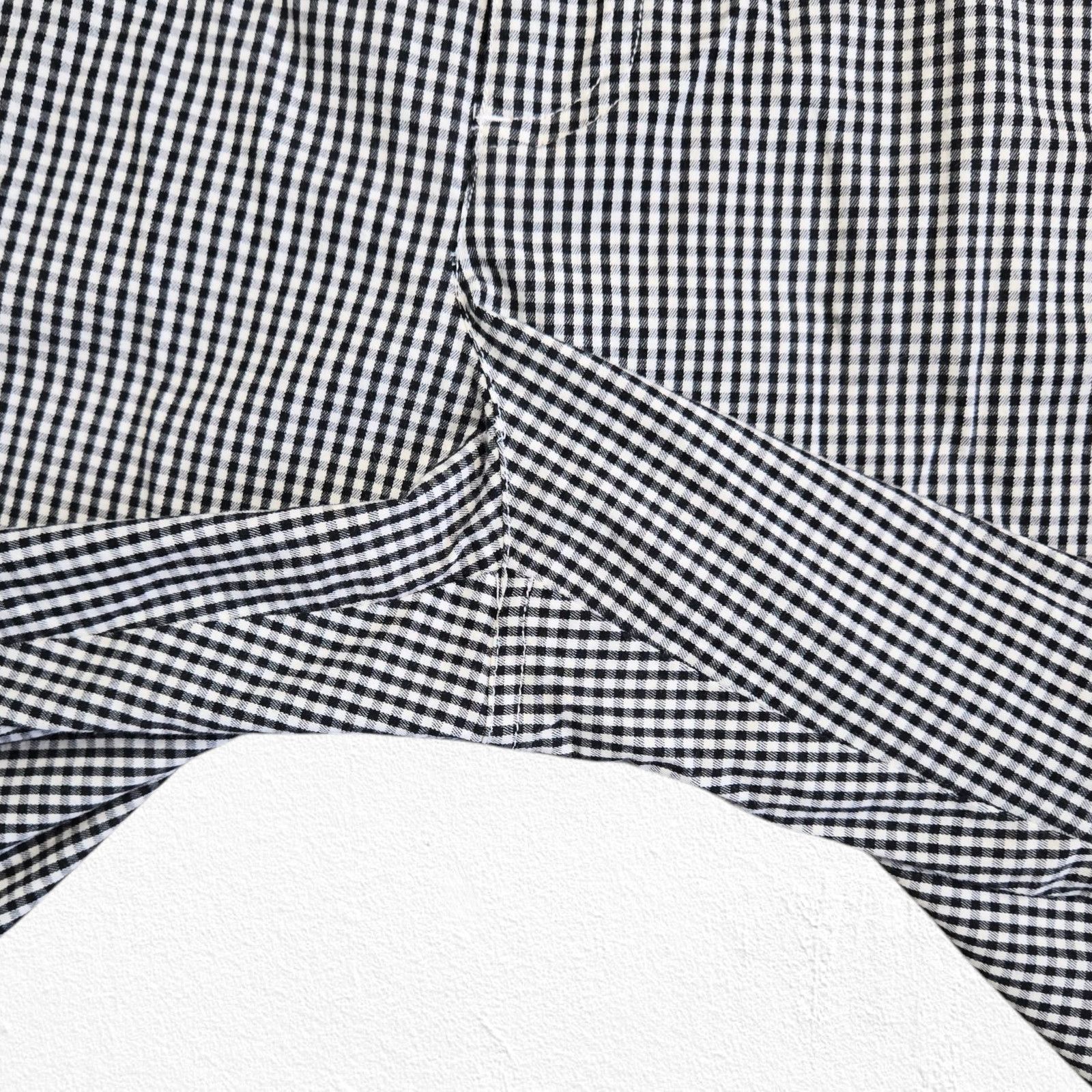 Evan Picone 90s Evan Picone Black White Gingham Cropped Pants Size 12 Size 34" / US 12 / IT 48 - 7 Thumbnail