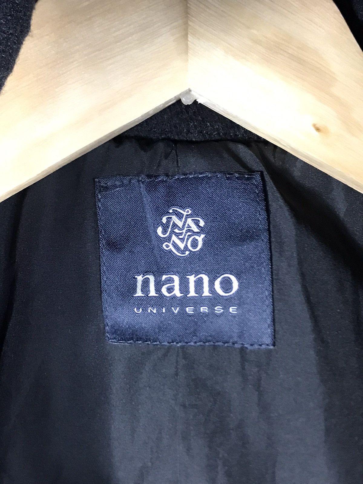 Japanese Brand × NANO universe 🔥Nano Universe Hooded Wool Zipper Jacket Size US XL / EU 56 / 4 - 10 Thumbnail