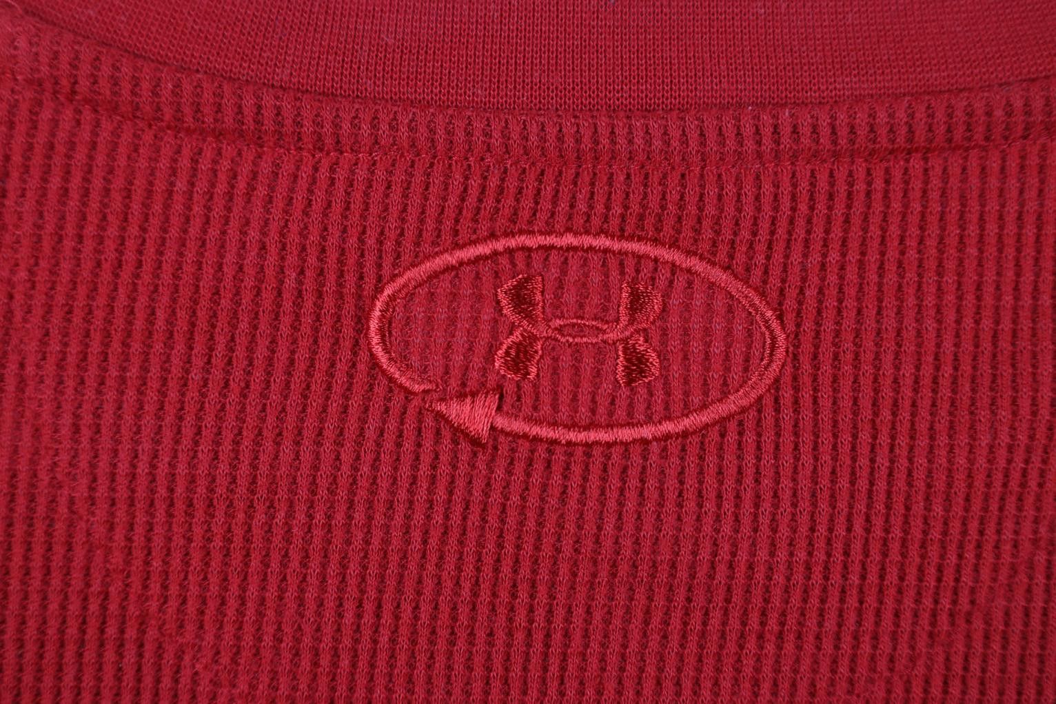 Under Armour Under Armour Waffle Knit Long Sleeve Henley T-Shirt Red Size US M / EU 48-50 / 2 - 9 Thumbnail