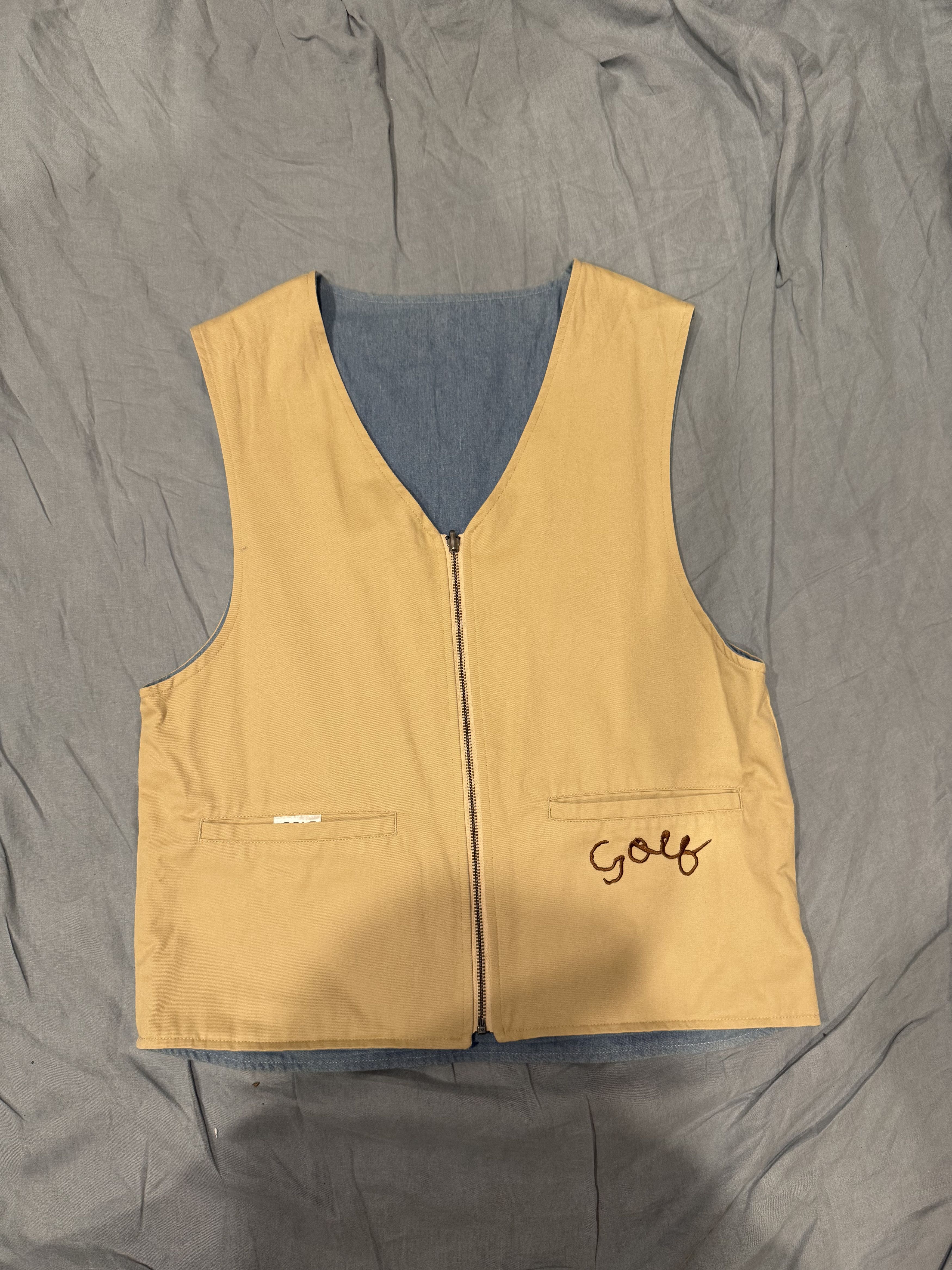 トップス Golf wang Leather Vest Golf Wang | Jackets & Coats | Leather Golf Wang Vest | Poshmark