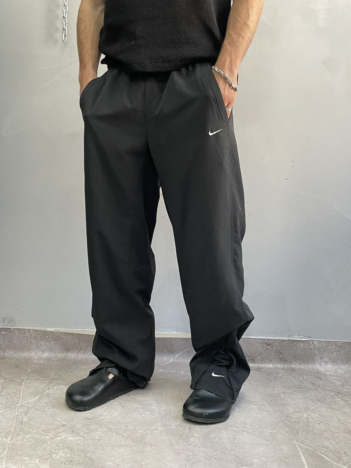 Nike Hype nike swoosh drill track pants y2k Size US 31 - 3 Thumbnail