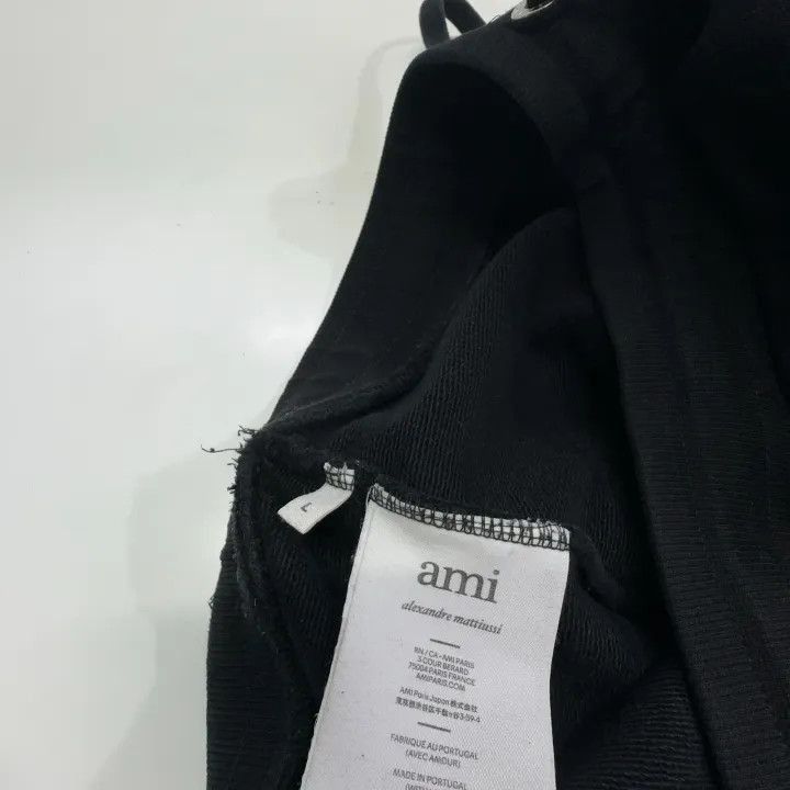 AMI AMIPARIS Red Heart Embroidery Jogging Pants -2508 Size US 32 / EU 48 - 1 Thumbnail