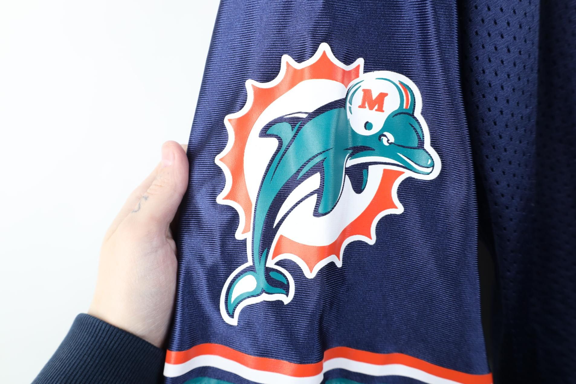 Nike Vintage Y2K Nike Miami Dolphins Jersey Mesh Navy Blue Size US XXL / EU 58 / 5 - 6 Thumbnail
