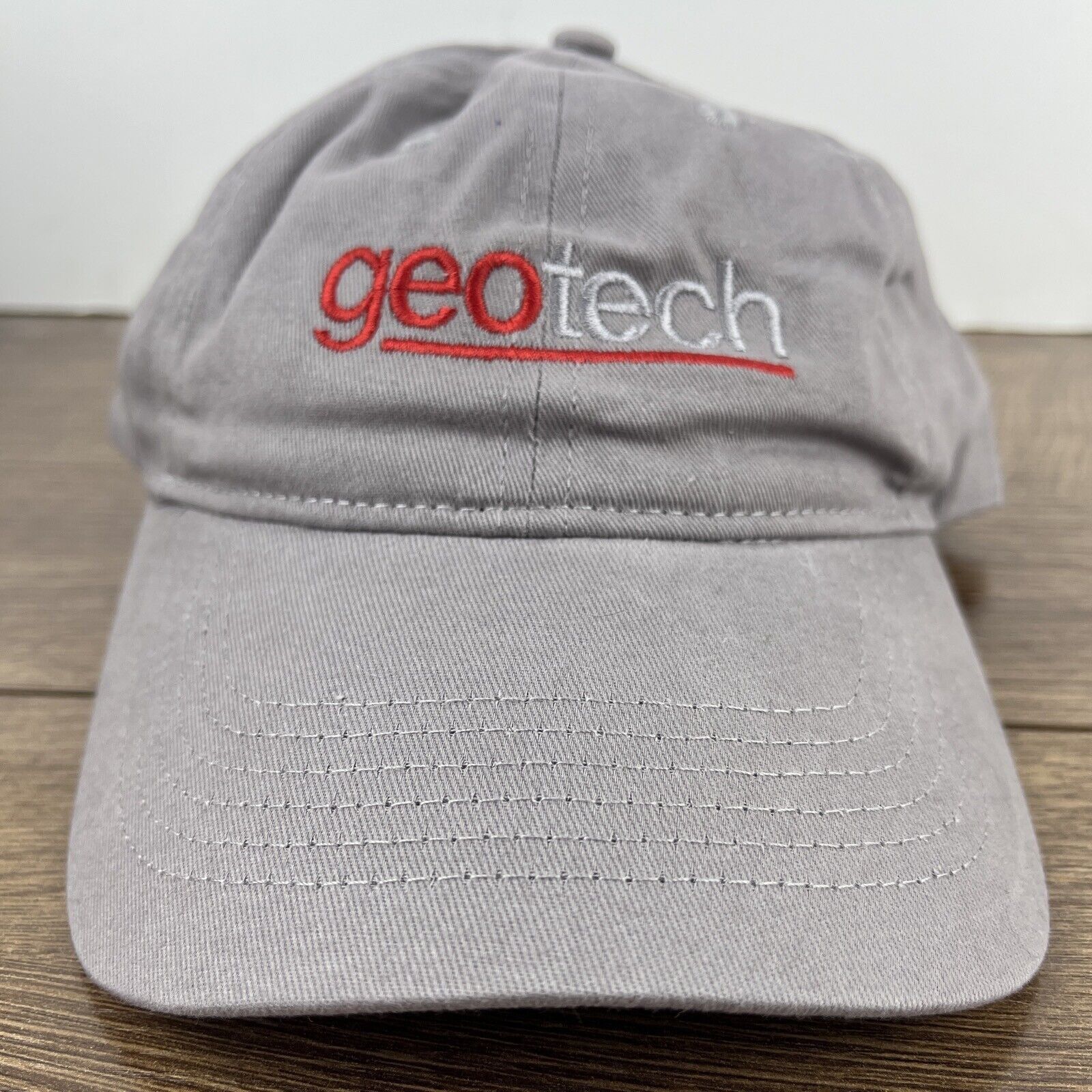 Other Geotech Hat Geo Tech Gray Hat Adjustable Adult Size Hat Cap Size ONE SIZE - 2 Thumbnail
