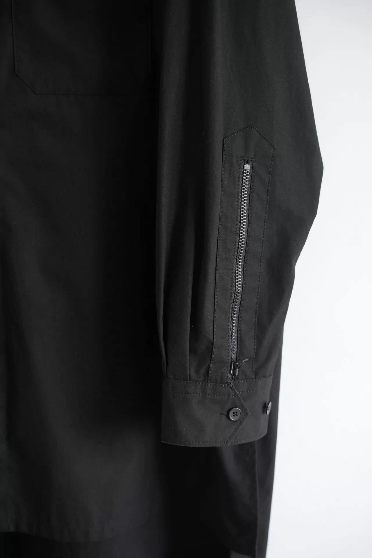Yohji Yamamoto Yohji Yamamoto 23SS Berserk Crow Zip Cotton Shirt Size US S / EU 44-46 / 1 - 5 Thumbnail