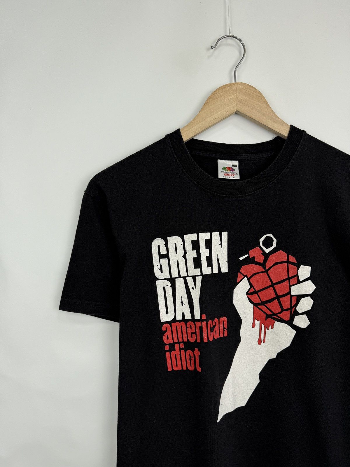 Fruit Of The Loom 🇺🇸 Vintage Y2K Green Day American Idiot T-Shirt Rare Retro Size US M / EU 48-50 / 2 - 3 Thumbnail