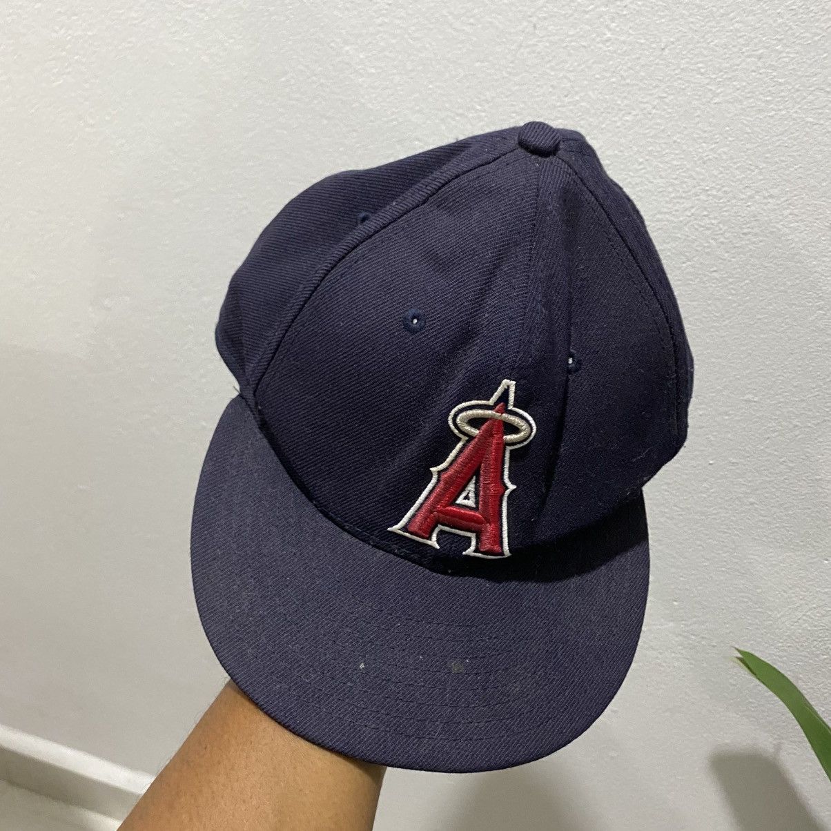 New Era Rare Vintage LA Angels Hat 7 3/8 New Era Baseball Black Size ONE SIZE - 1 Thumbnail