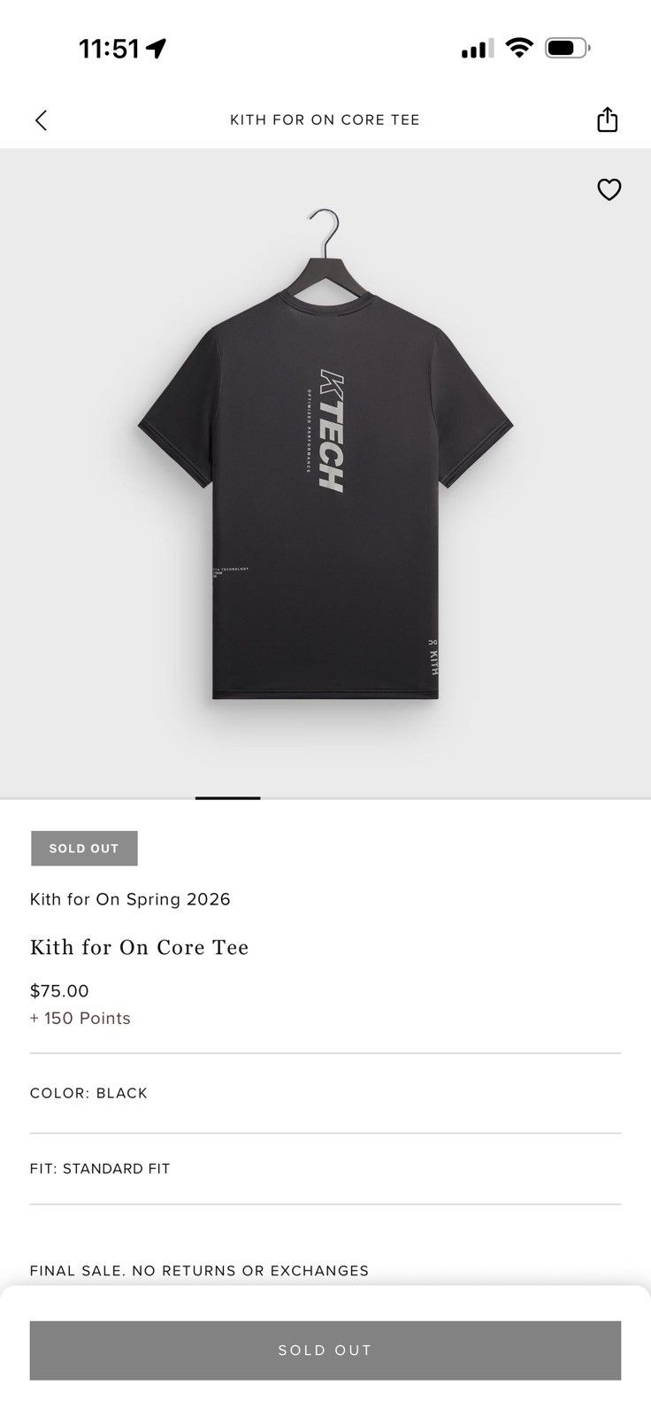 Kith × On KITH ON KTECH SHORTSLEEVE SOLD OUT Size US L / EU 52-54 / 3 - 2 Thumbnail