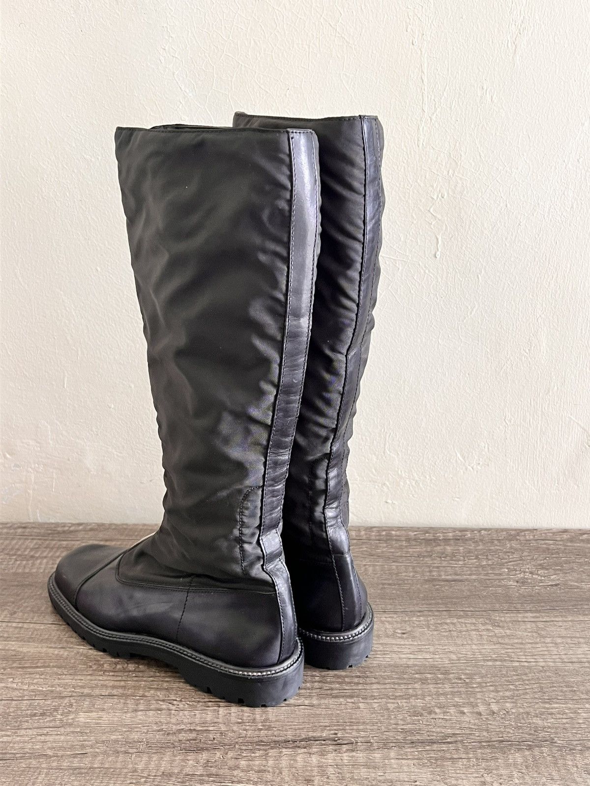 Prada Prada Nylon/Leather FW94 Size US 7 / IT 37 - 4 Thumbnail