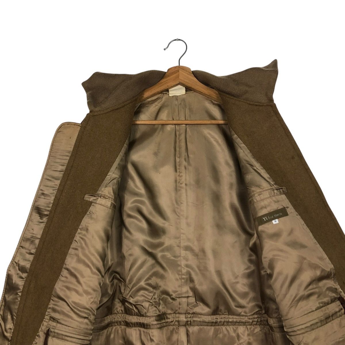 Yohji Yamamoto 🔥VINTAGE CHORE WOOL JACKET Y’S FOR MEN ZIPPER HIGH COLLAR Size US M / EU 48-50 / 2 - 16 Thumbnail