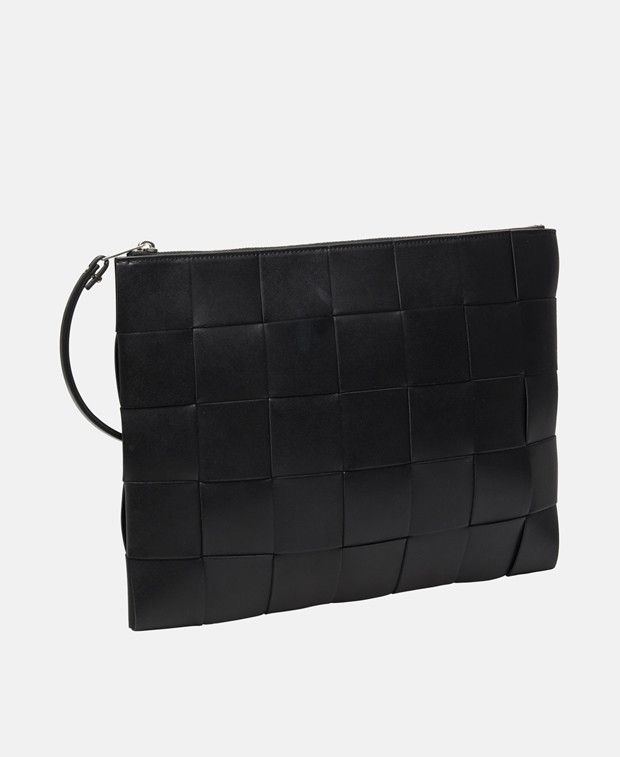Bottega Veneta Leather wristbag Size ONE SIZE - 1 Thumbnail