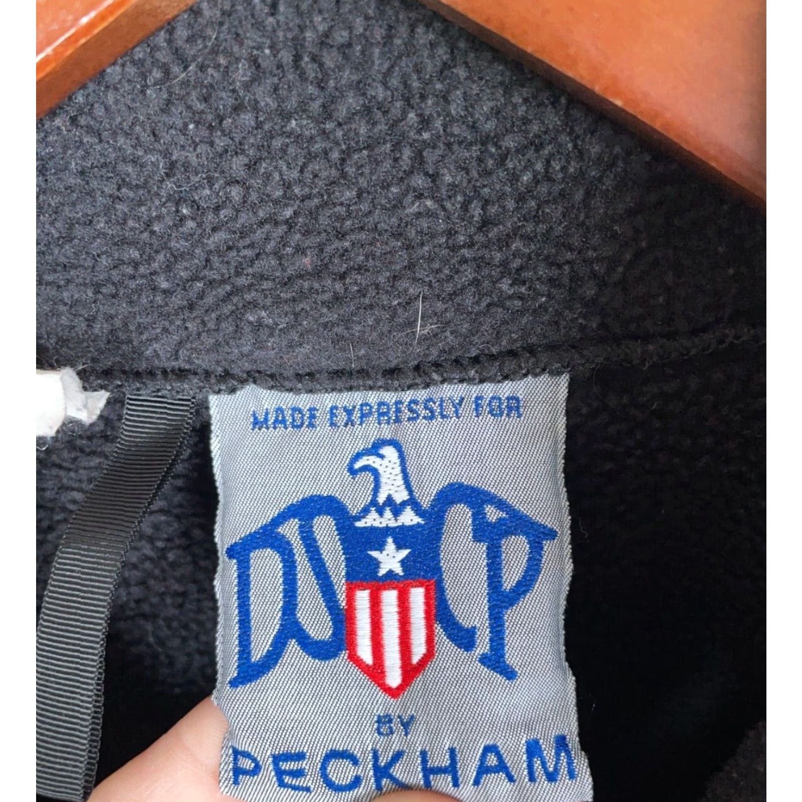 Vintage Beckham DSCP Polartec Fleece Jacket Zip Up Short XL Black Men Adult Regular Coat Jacket Size US XL / EU 56 / 4 - 3 Thumbnail