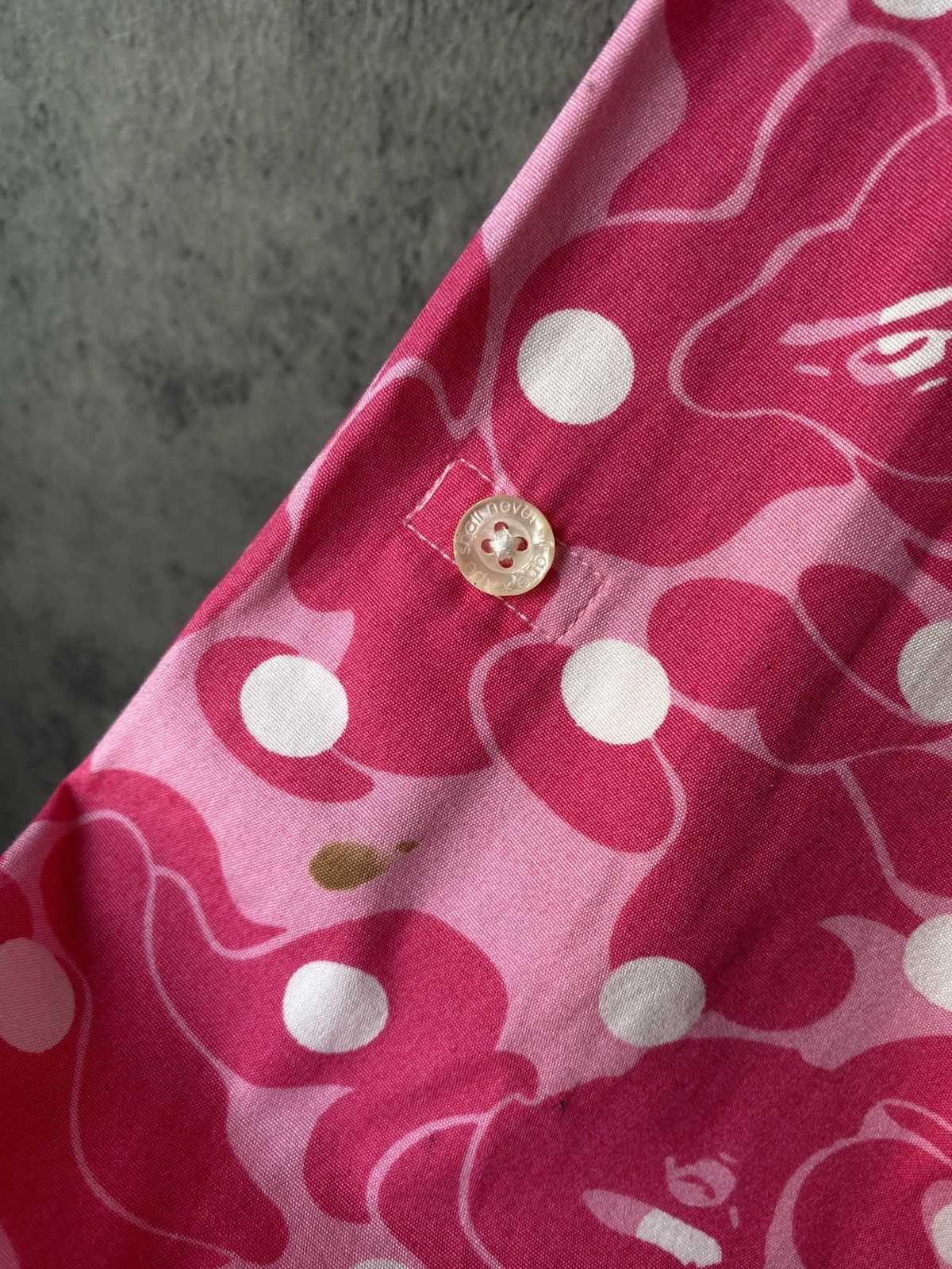 Bape Bape ABC Camo Pink Button Up Shirt Size S / US 4 / IT 40 - 12 Thumbnail