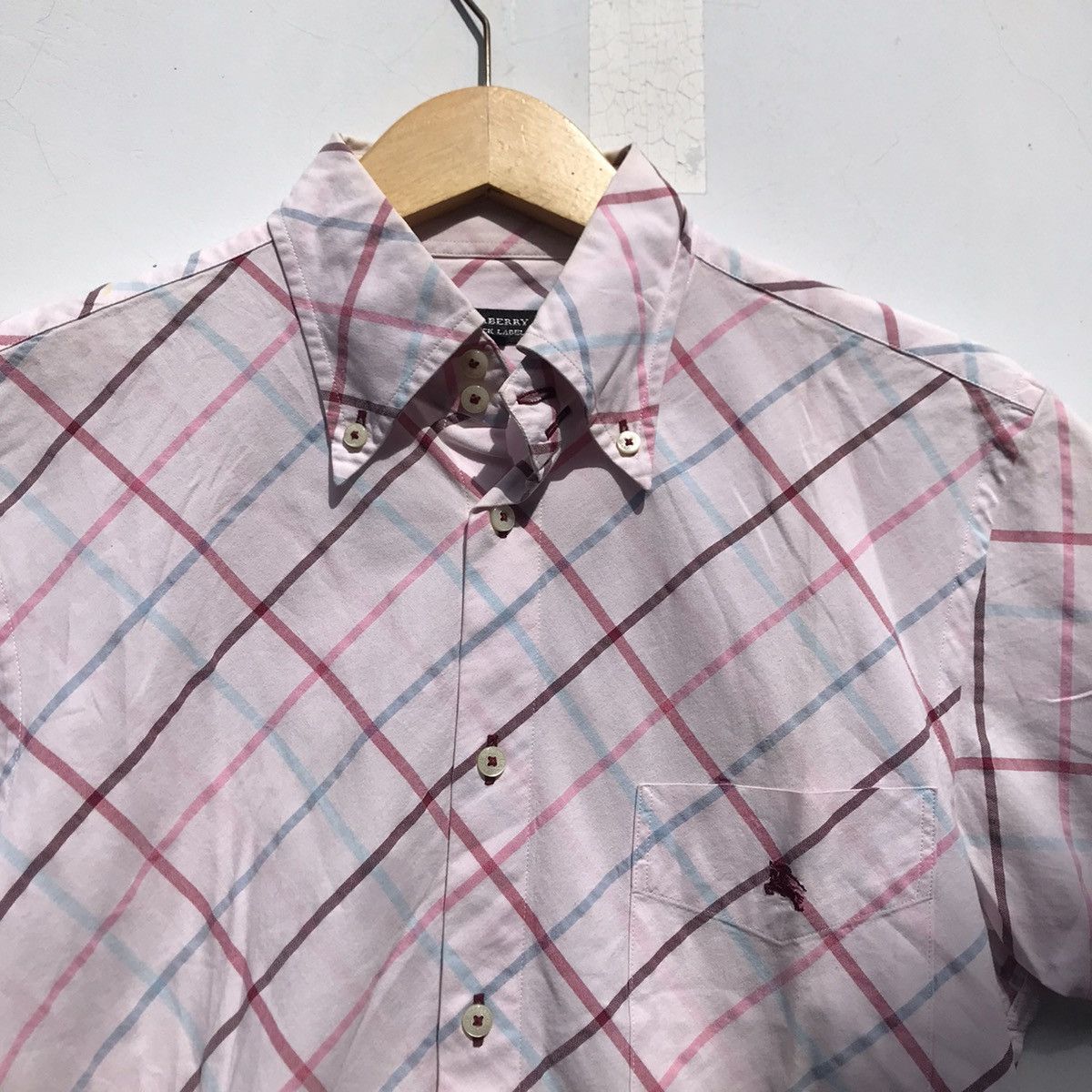 Burberry Vintage Burberry Black Label Shirt skinhead trimfit 3 shirt Size US M / EU 48-50 / 2 - 7 Thumbnail