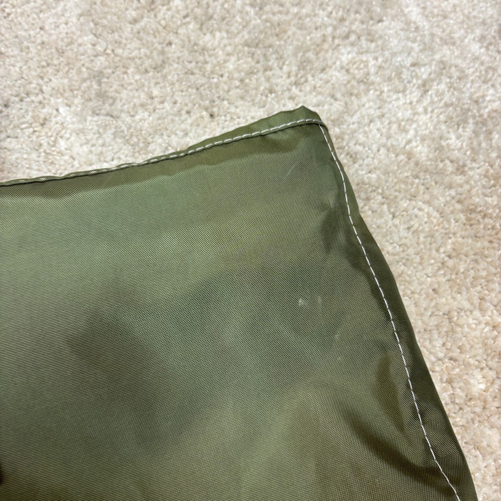 L.L. Bean LL Bean Nylon Boat and Tote Bag Navy Green Rare 23x15" Size ONE SIZE - 11 Thumbnail