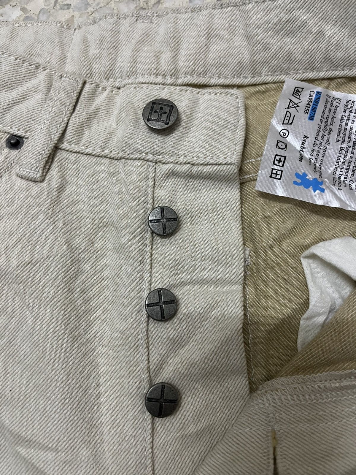 Ksubi Ksubi “Royalty Heroism and The Streets” Beige Jeans Size US 28 / EU 44 - 5 Thumbnail