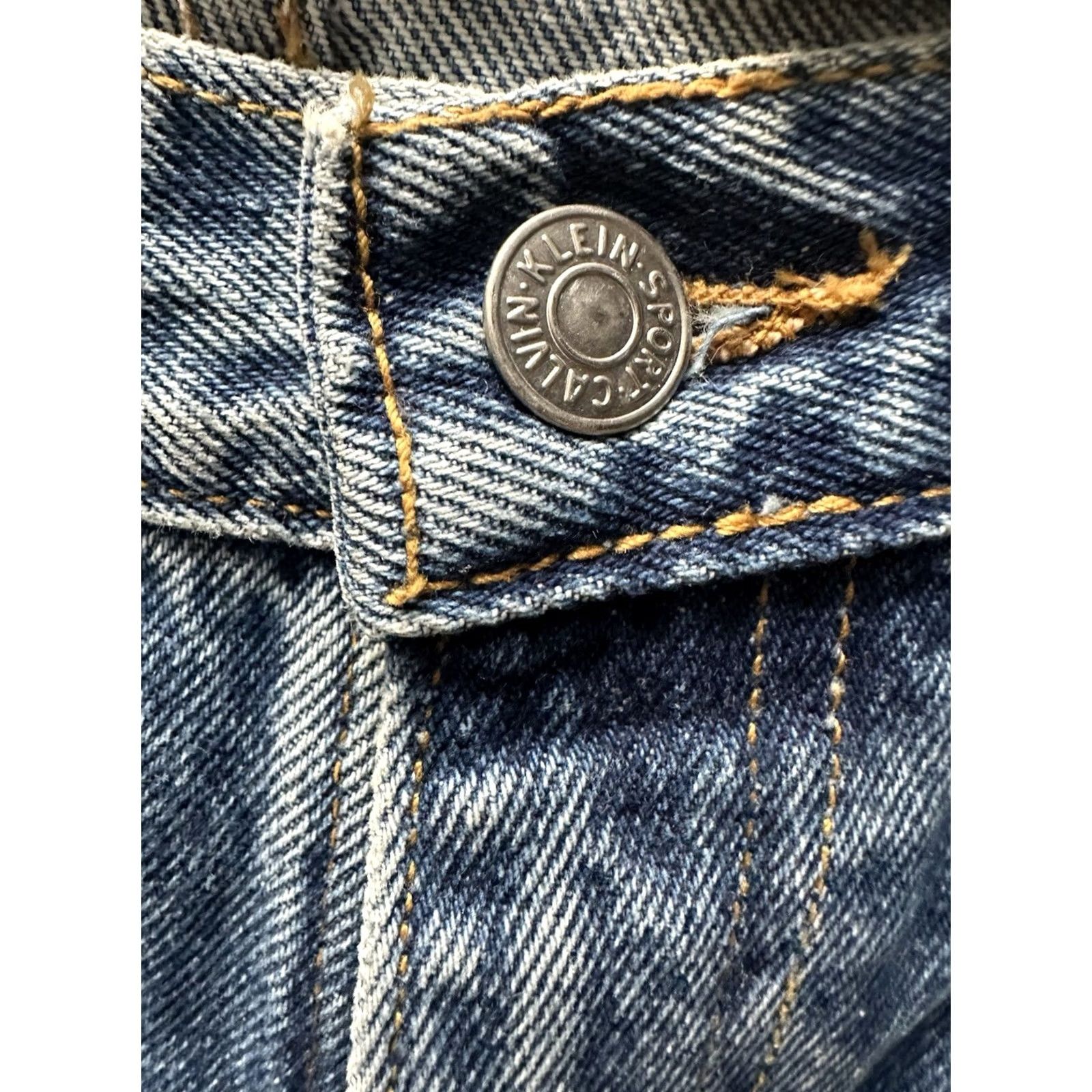 Calvin Klein VINTAGE Calvin Klein Jeans Union Made 32/34 Mens Blue USA 90s NWT Deadstock Made in USA Size US 32 / EU 48 - 6 Thumbnail