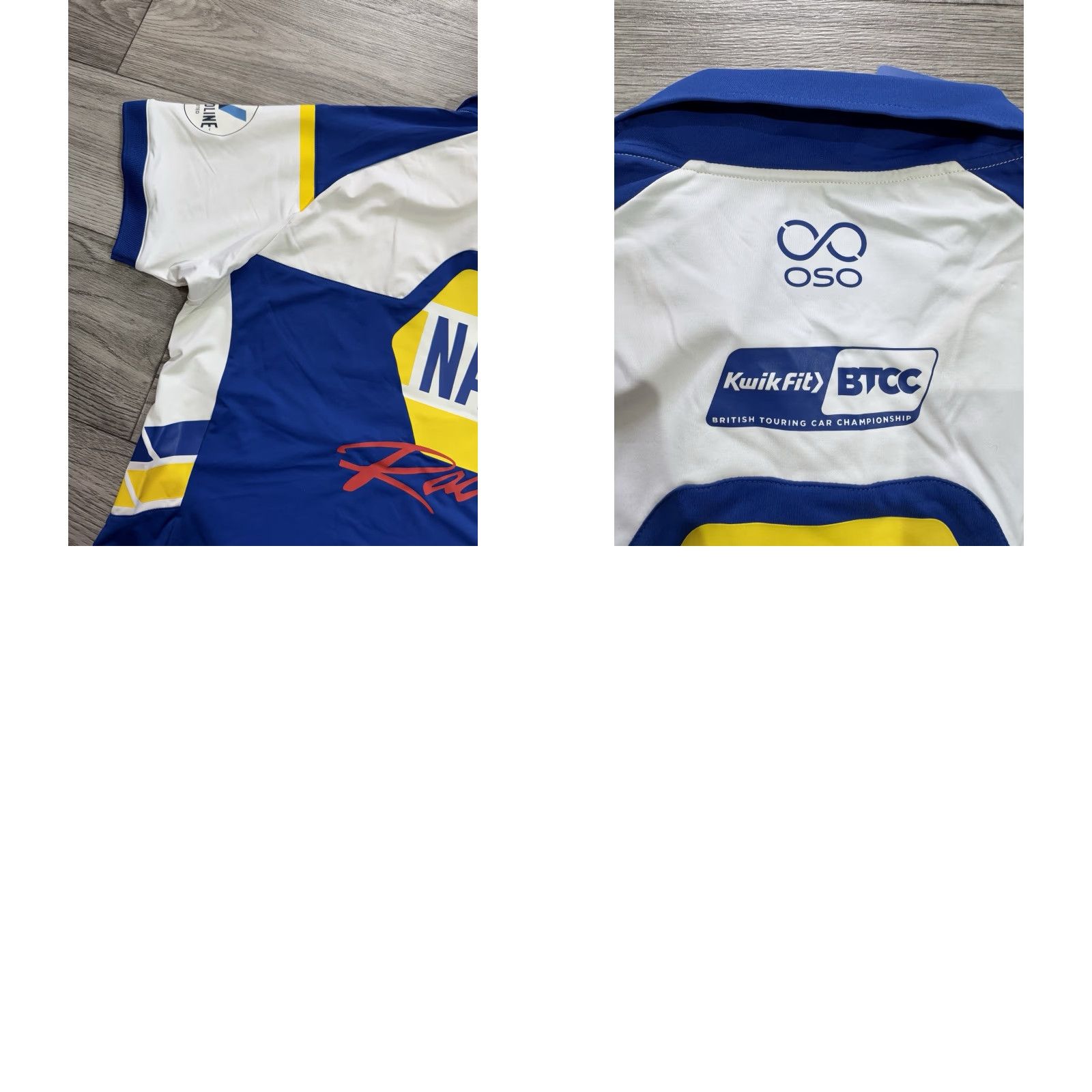 Vintage NWT BTCC Napa Racing Polo Shirt Mens XL White Shirt Size US XL / EU 56 / 4 - 10 Thumbnail