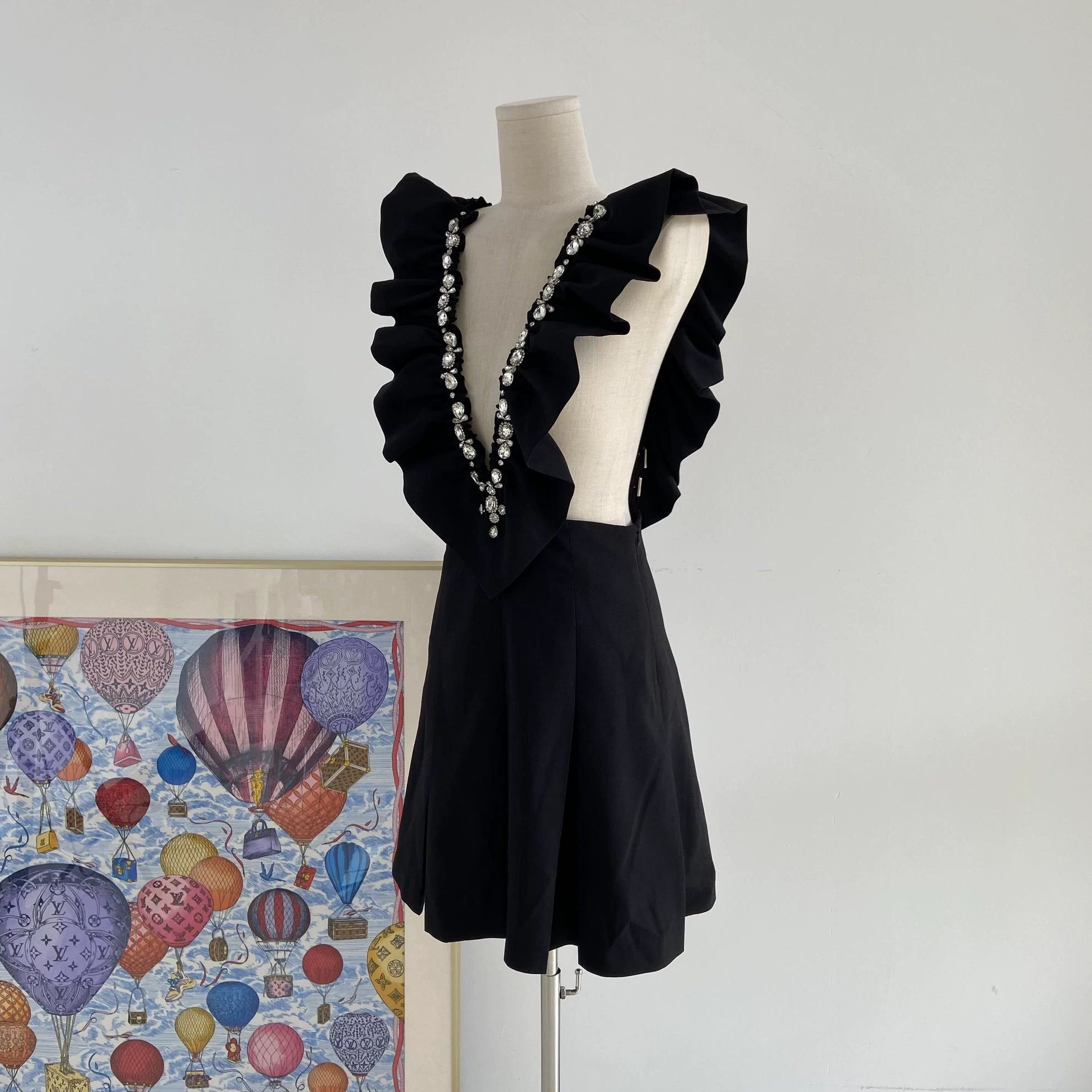Shushu/Tong Shushu Tong Ruffle Crystal Dress US 6 Size M / US 6-8 / IT 42-44 - 6 Thumbnail