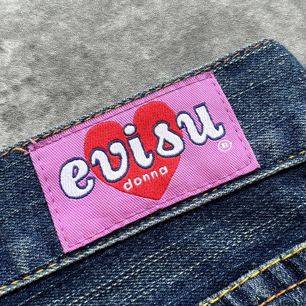 Evisu Y2K Evisu Donna Embroidered Seagull skinny stretch jeans Size 30" / US 8 / IT 44 - 6 Thumbnail