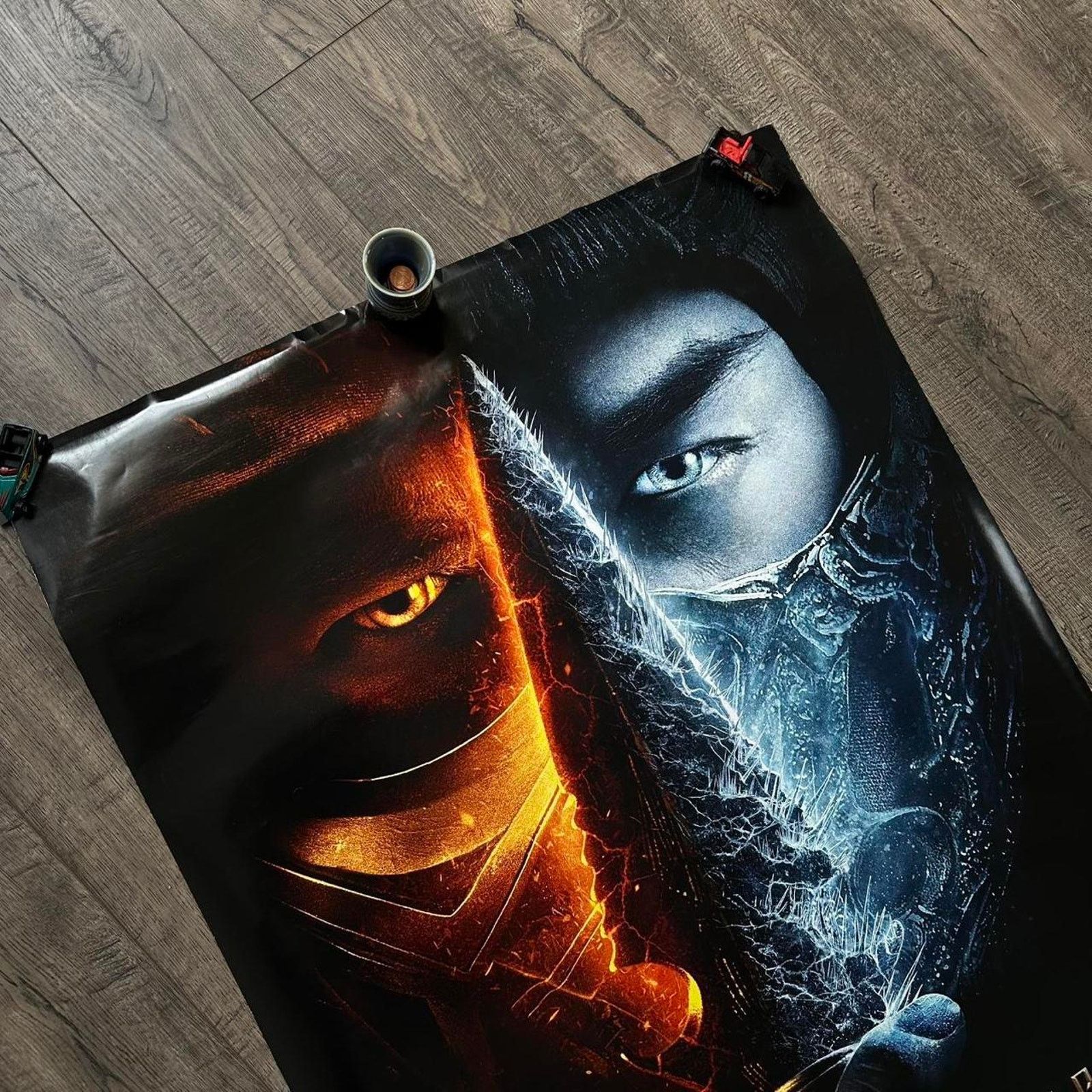 Vintage Mortal Combat Video Game Official Movie Promo Poster Print Size ONE SIZE - 4 Thumbnail