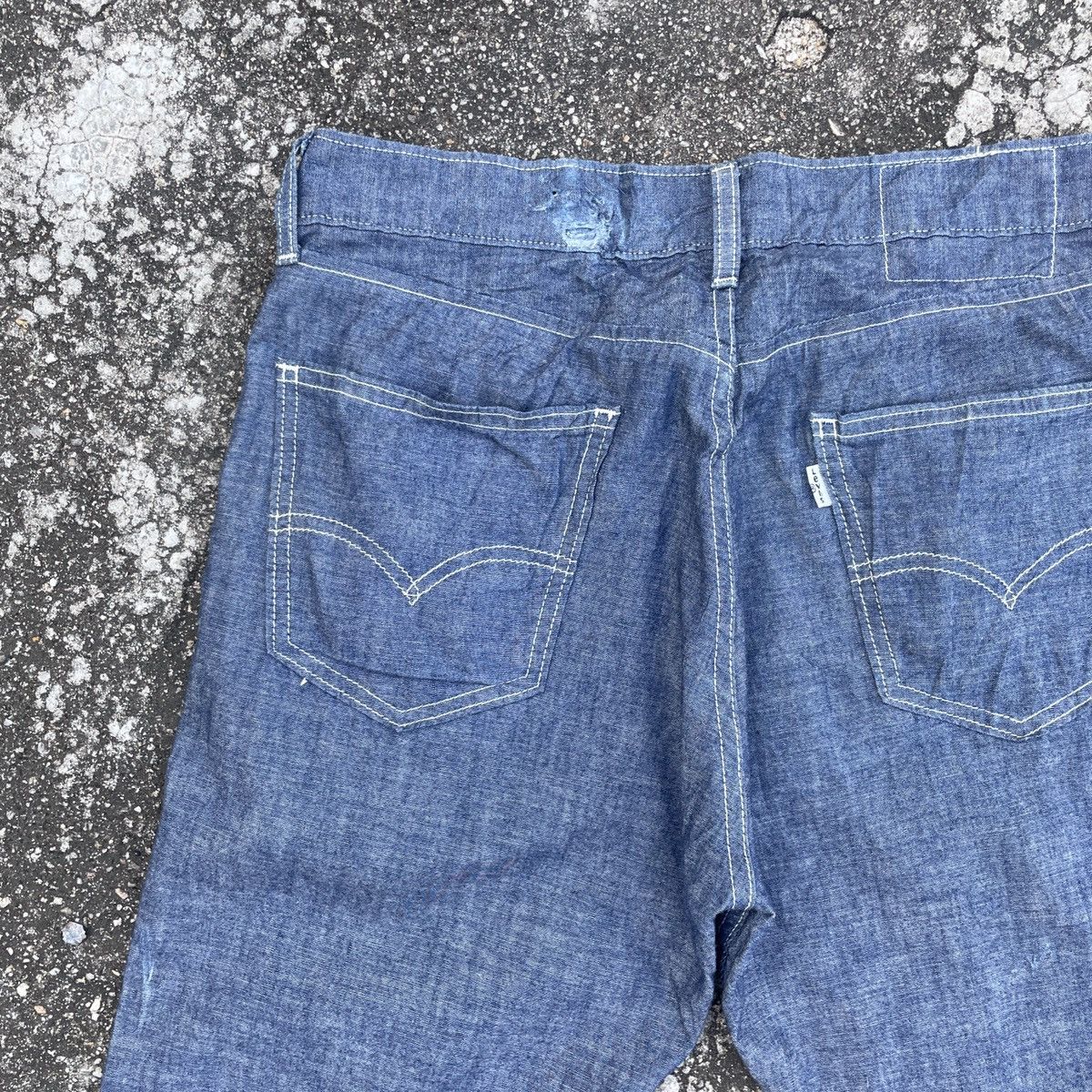 Levi's Vintage Y2k Levis Distressed Denim Size US 32 / EU 48 - 10 Thumbnail