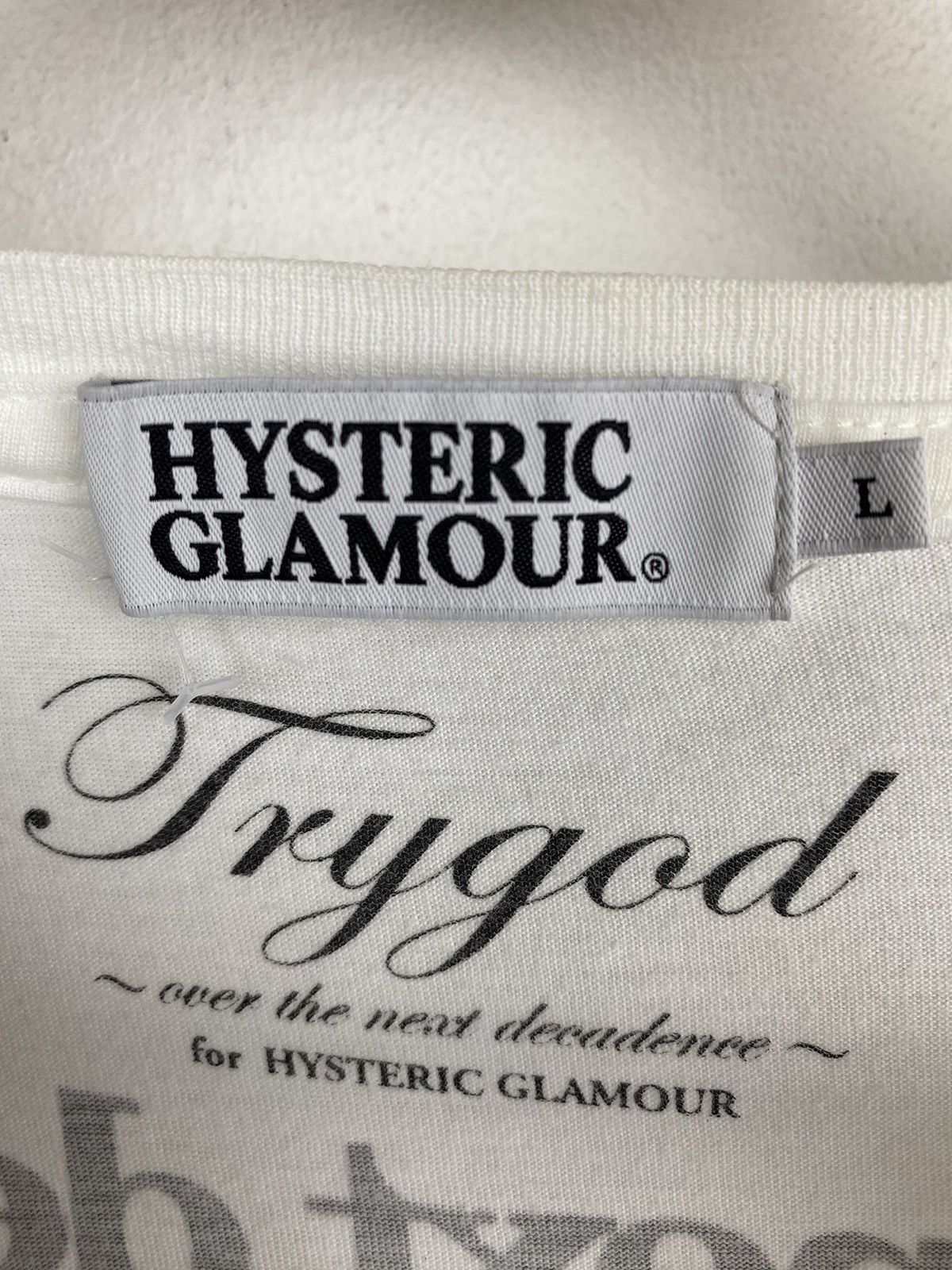 Hysteric Glamour Hysteric Glamour Trygod T-shirt Size US L / EU 52-54 / 3 - 5 Thumbnail