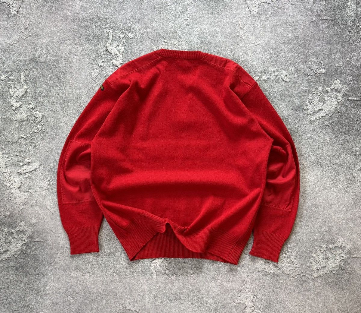 Paul & Shark × Vintage Paul & Shark L Red v-neck sweater knitwear jumper pullover Size US L / EU 52-54 / 3 - 14 Thumbnail