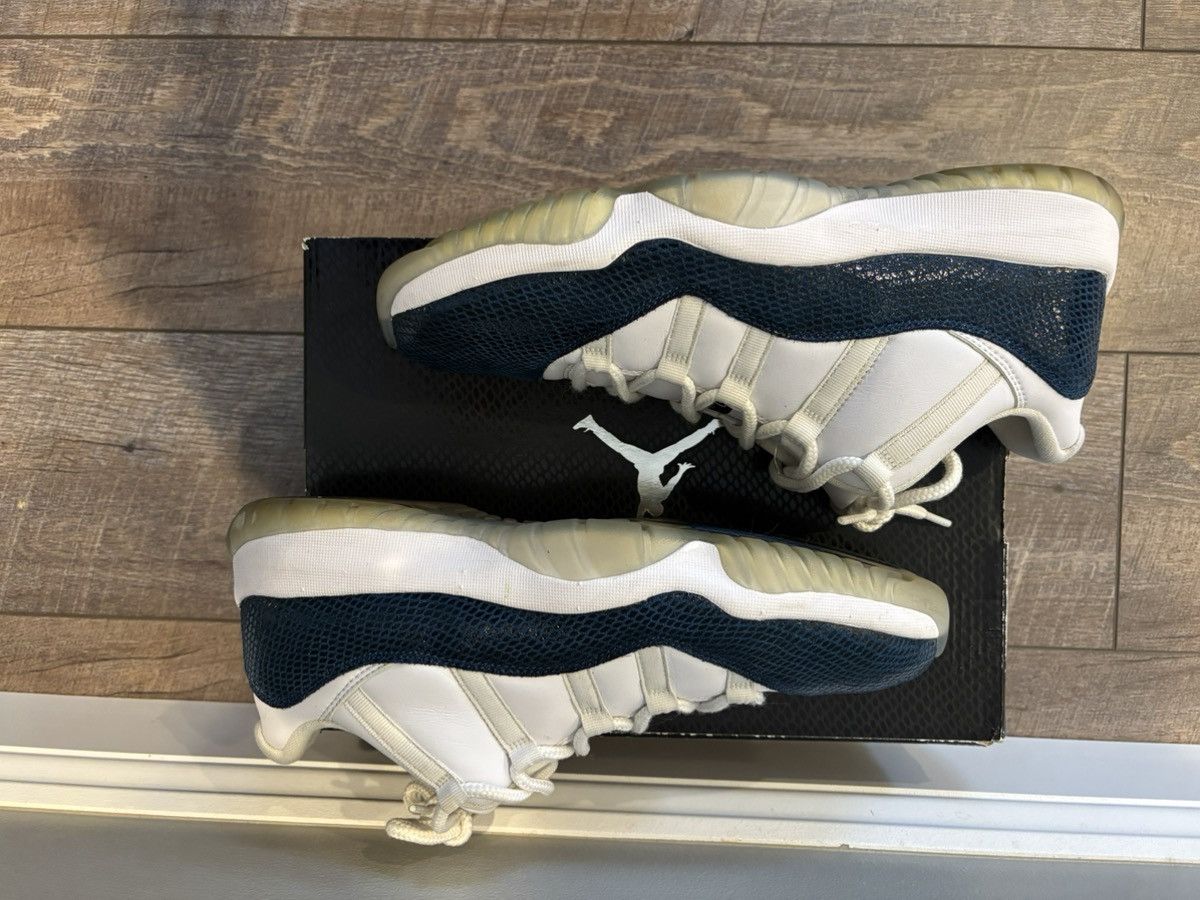 Jordan Brand Jordan 11 Retro Low ‘Navy Snakeskin’ 2019 Size US 11 / EU 44 - 6 Thumbnail