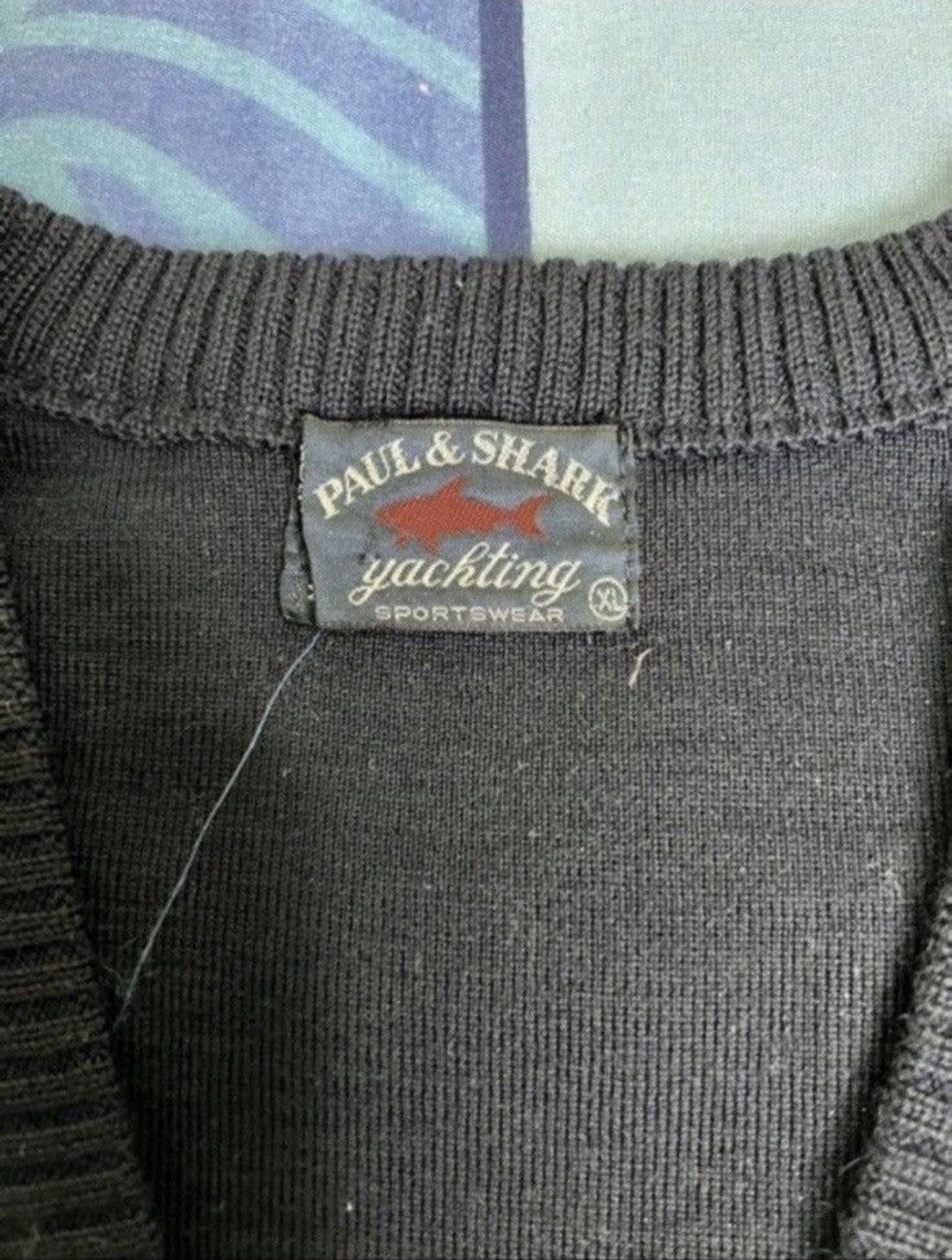 Paul & Shark ***FINAL DROP***RARE 90s PAUL& SHARK WOOL V NECK PULLOVER XL Size US XL / EU 56 / 4 - 13 Thumbnail
