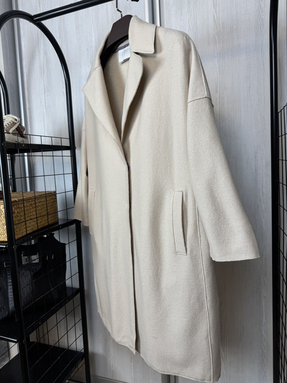 Harris Wharf London Harris Wharf London beige virgin wool trench coat Size L / US 10 / IT 46 - 5 Thumbnail