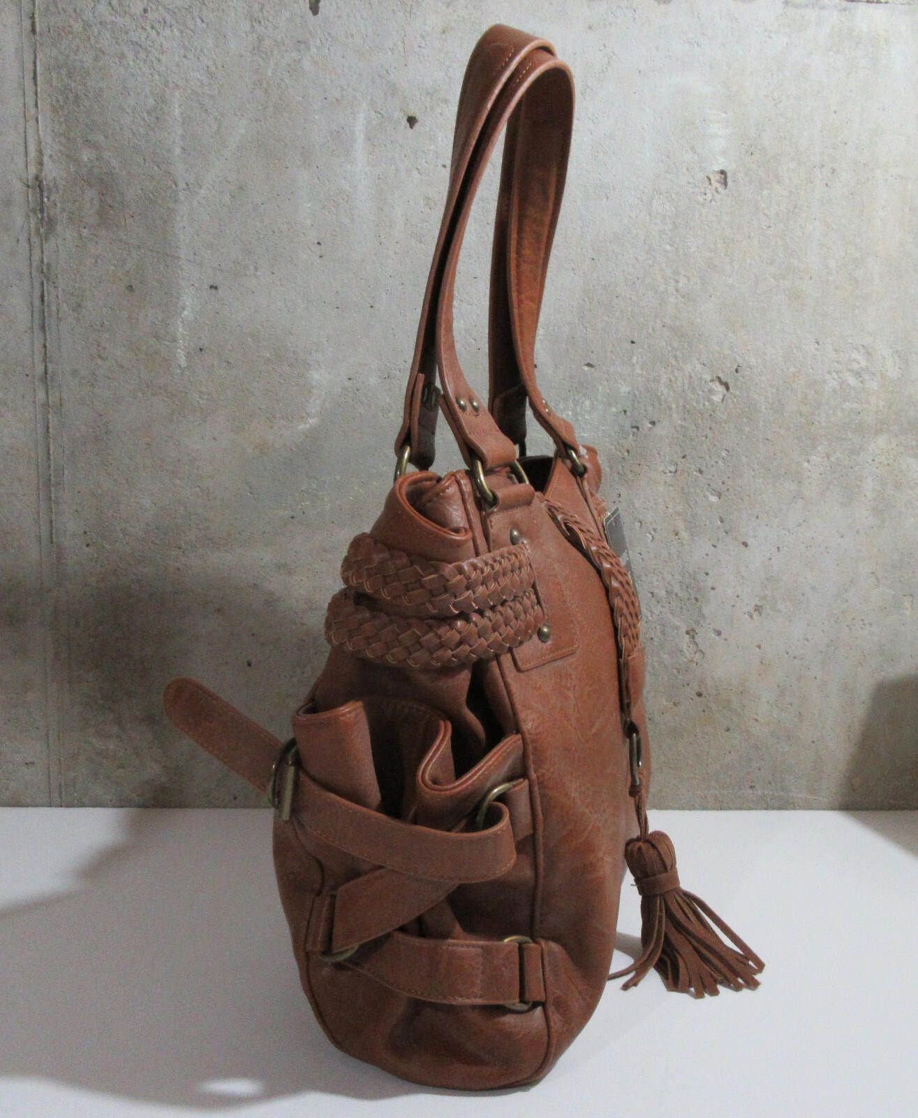 Steve Madden Steve Madden BSamba Leather Purse Satchel Tote NWT Size ONE SIZE - 4 Thumbnail