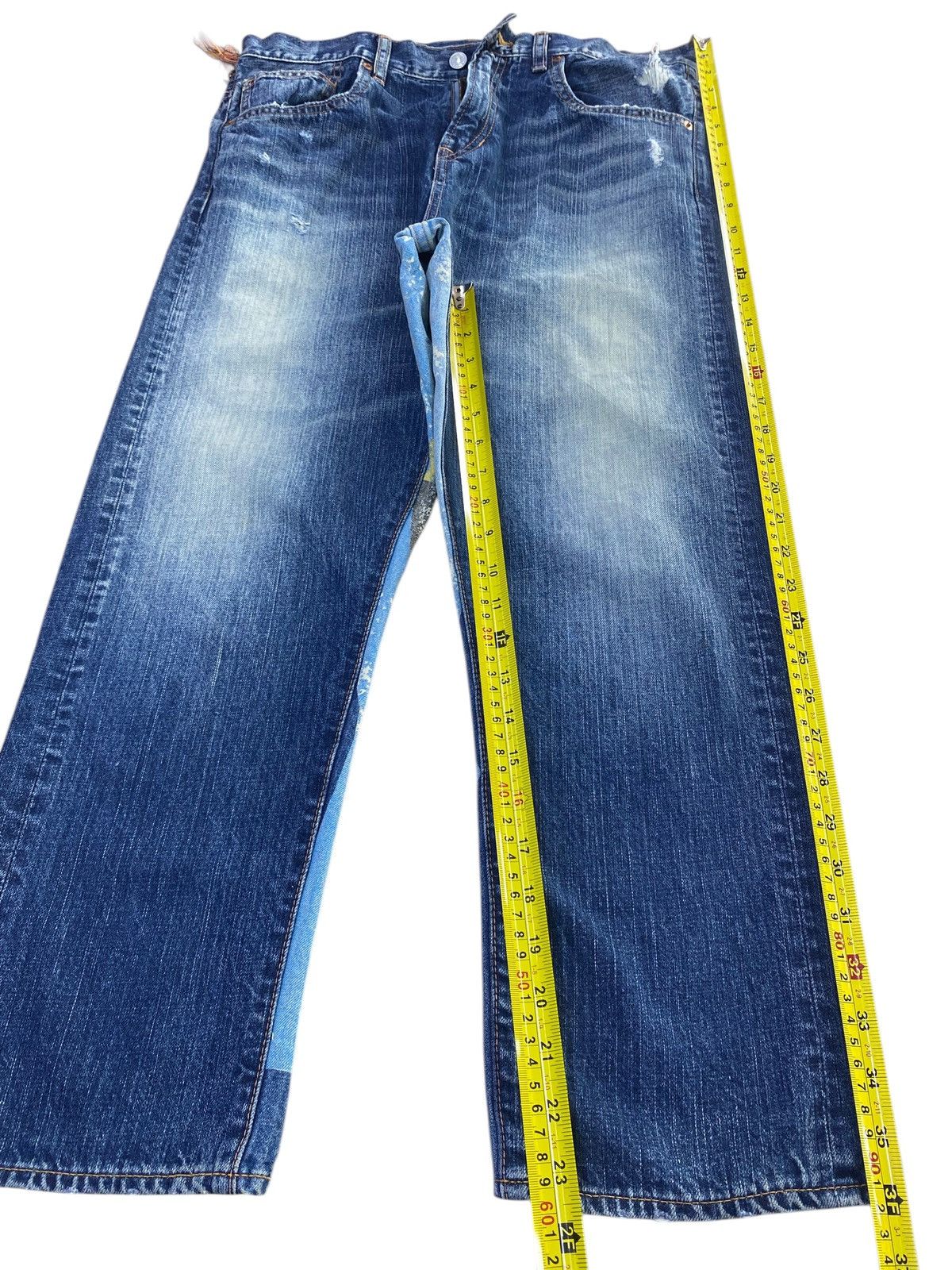 Other Japanese Brand Back Graphic Print Style Baggy Jeans Size US 32 / EU 48 - 7 Thumbnail