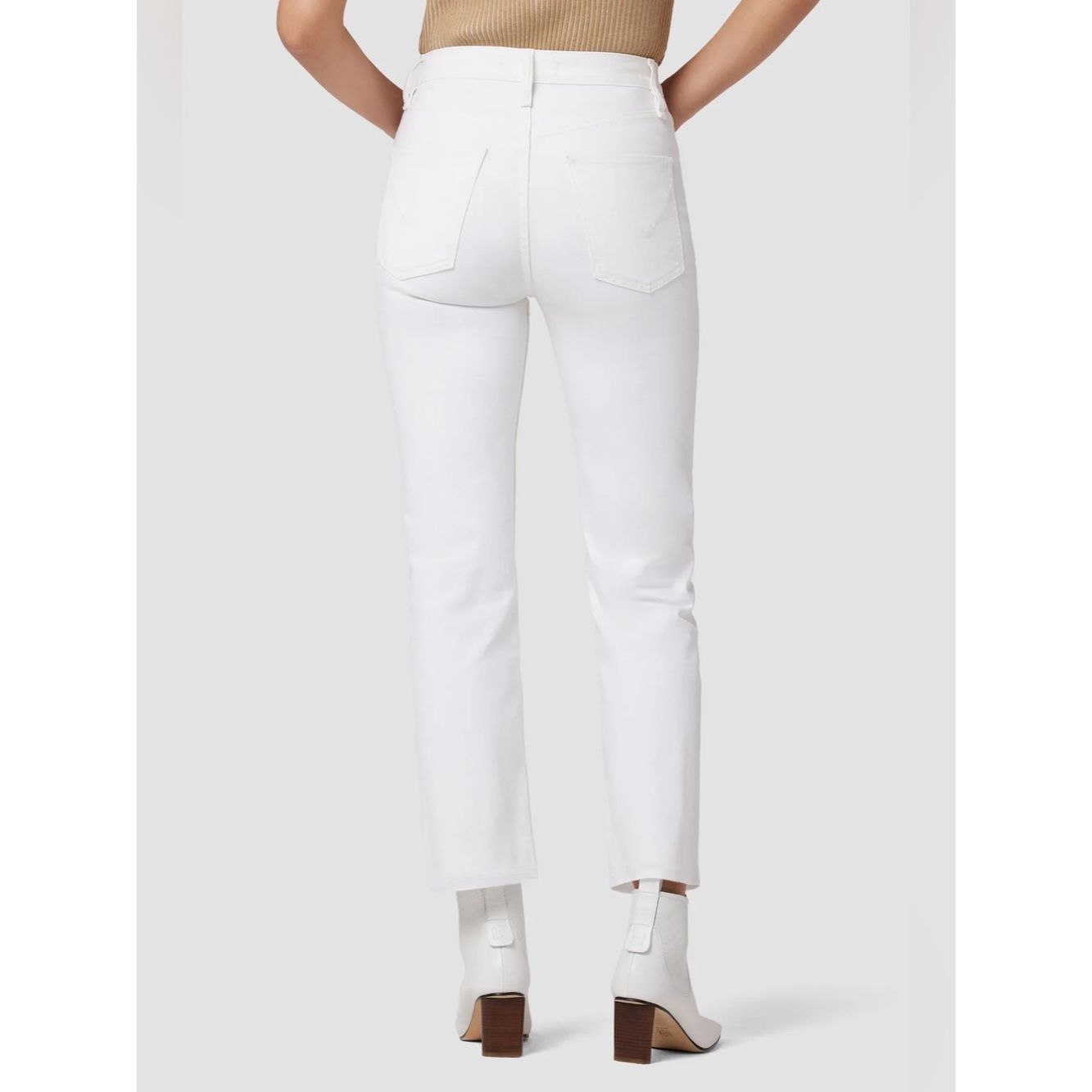 Hudson HUDSON Remi High-Rise Straight Ankle JeansNWT | White | Si Size 27" / US 4 / IT 40 - 2 Thumbnail