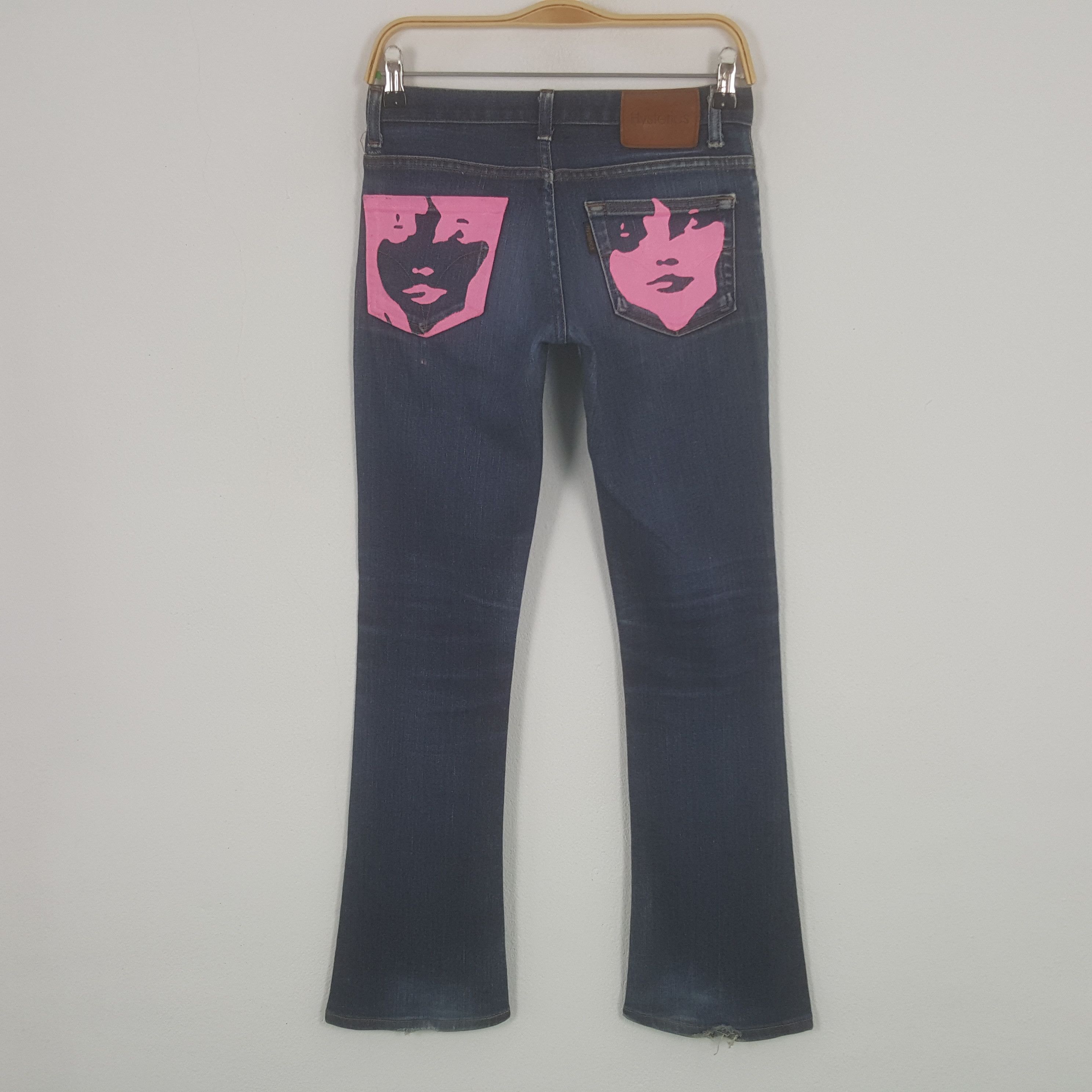 Vintage Hysteric Glamour Custom Logo Pocket Denim Jeans