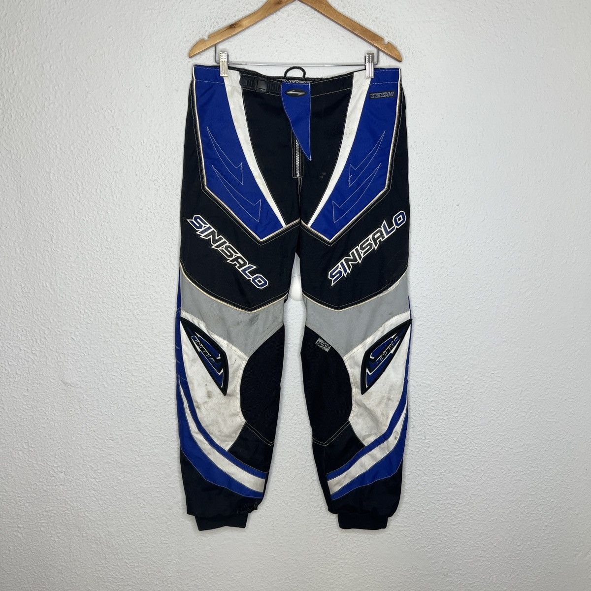 Sinisalo Tech Vintage Motocross Pants Trousers Tech Black
