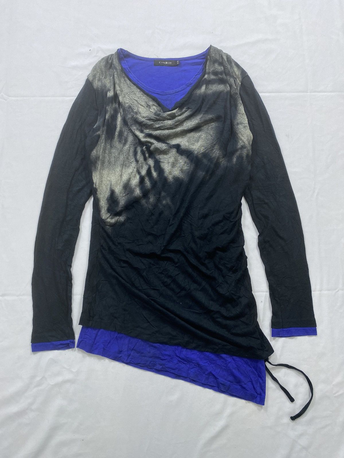 Gothic civarize Double Layer Long Sleeve Abstrak Lgb style