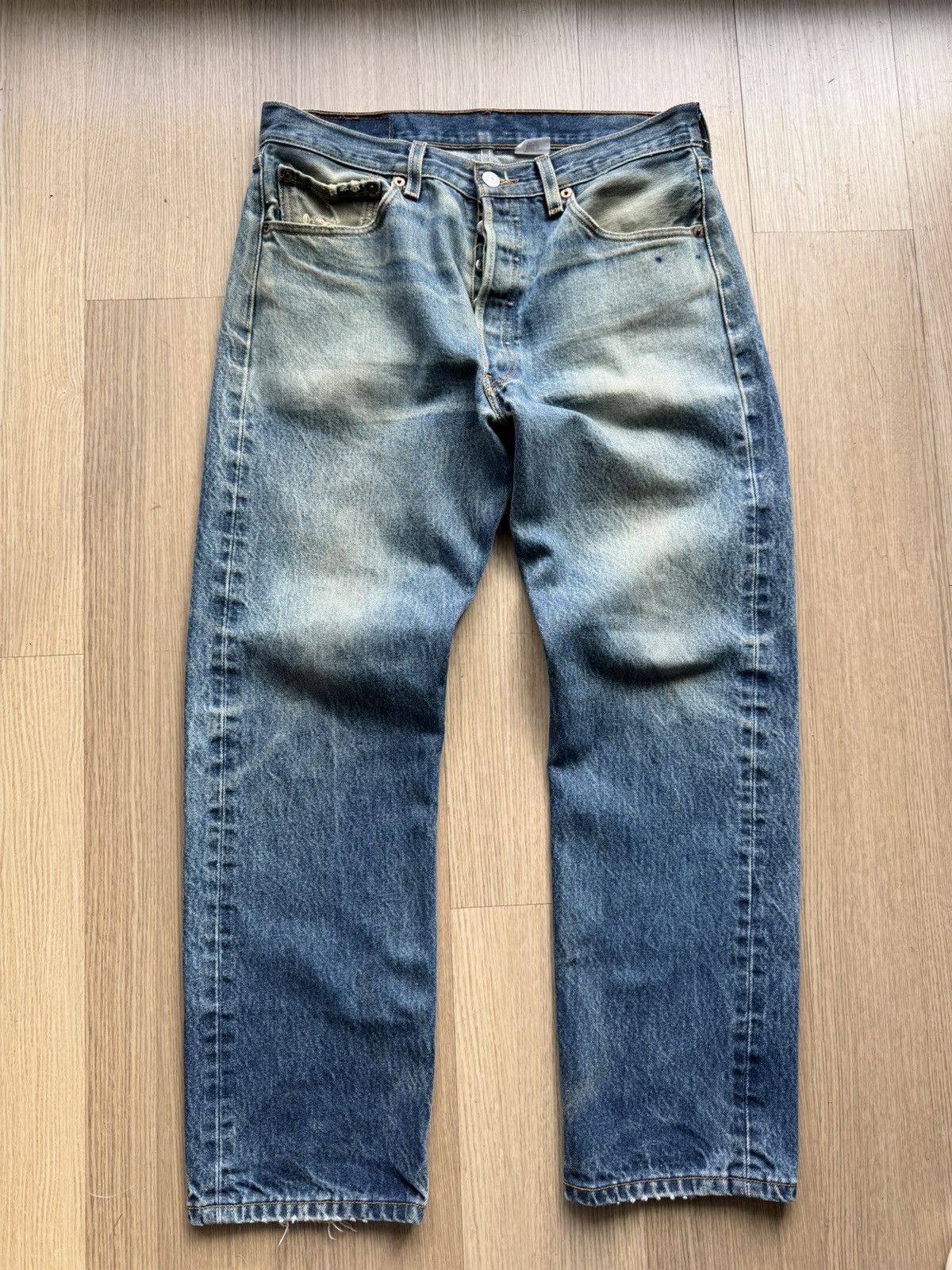 Levi's Beautiful Faded Vintage Faded Levis 501 Size US 32 / EU 48 - 1 Thumbnail