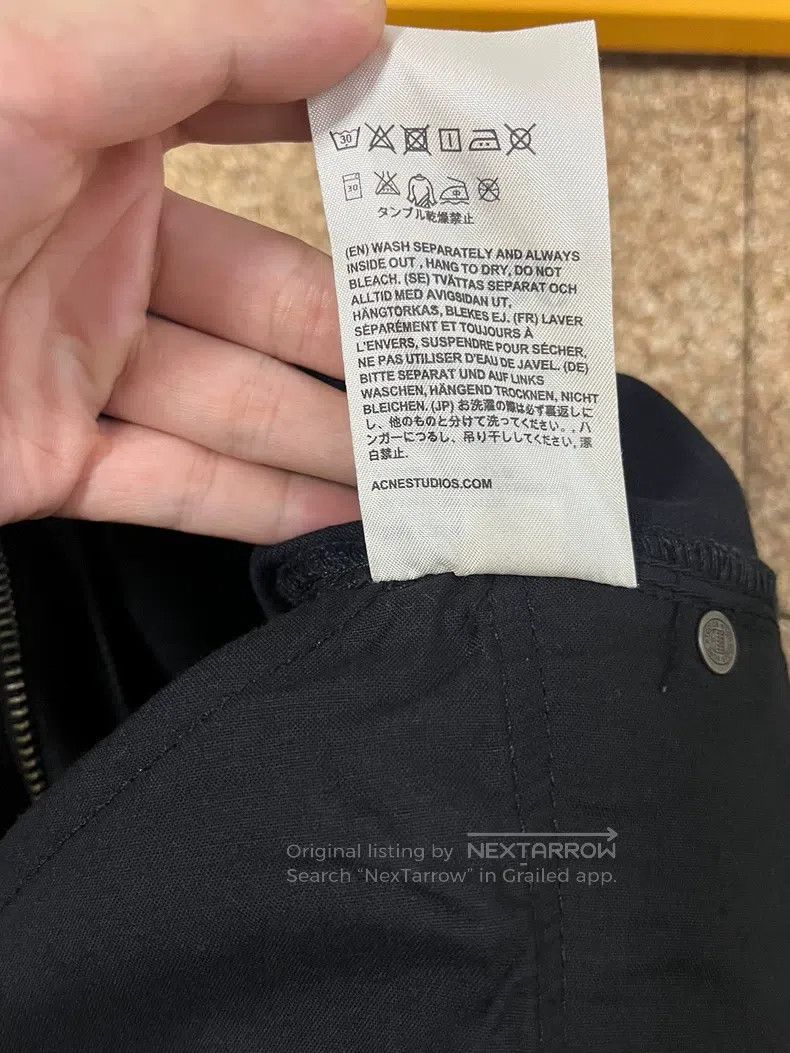 Acne Studios Acne Studios Black Denim Pants Size 31" - 4 Thumbnail