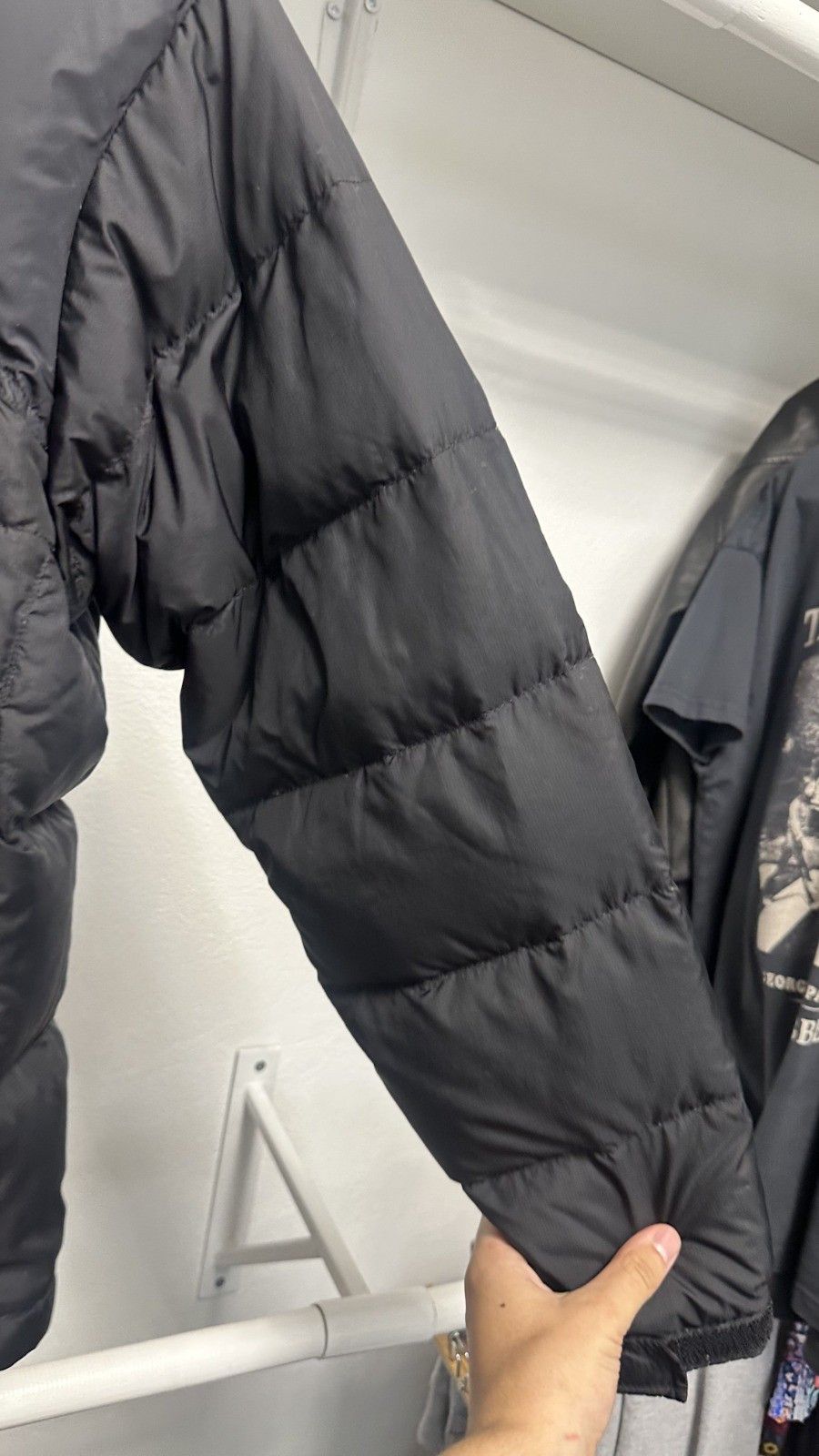 The North Face The North Face Vintage 700 Nupste Down Black Puffer Jacket Size XS / US 0-2 / IT 36-38 - 8 Thumbnail
